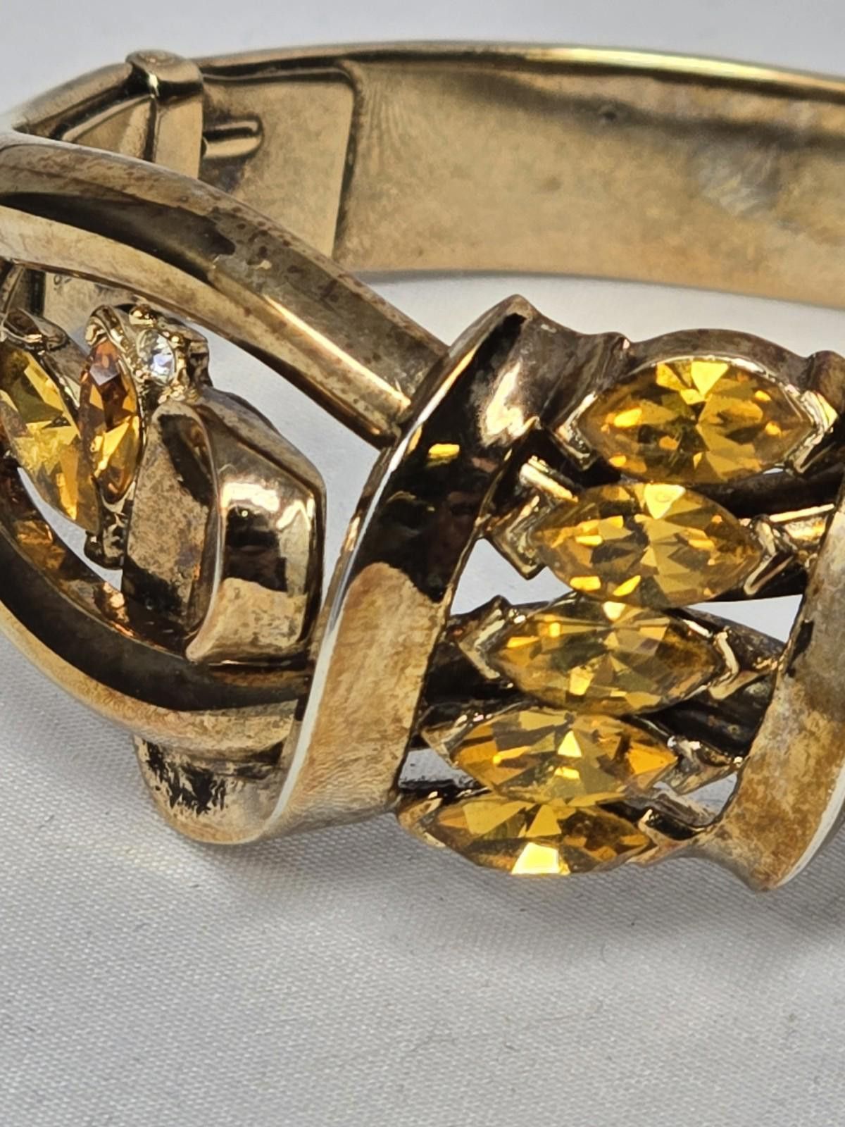 Other Vintage Trifari ALFRED PHILIPPE Baguette Rhinestone Bracelet Size ONE SIZE - 3 Thumbnail