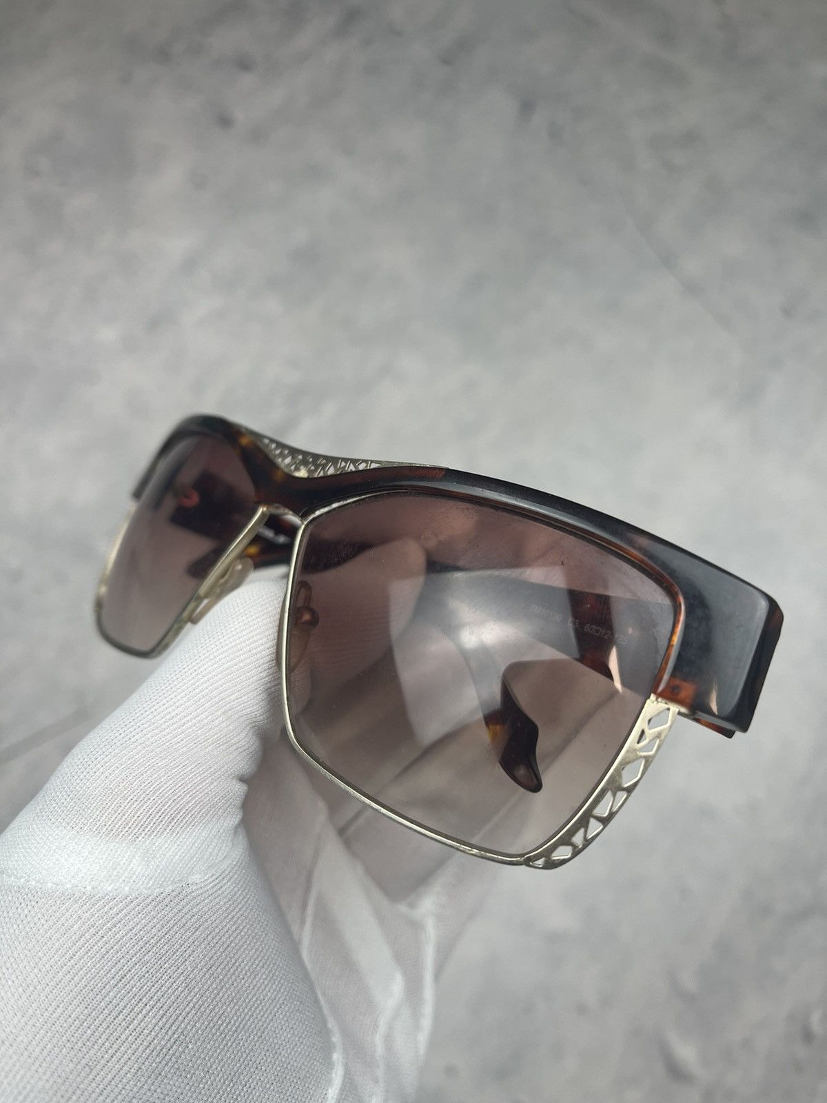 Thierry Mugler × Vintage Vintage brown sunglasses TM 10199 ladies Mugler 00s Size ONE SIZE - 3 Thumbnail