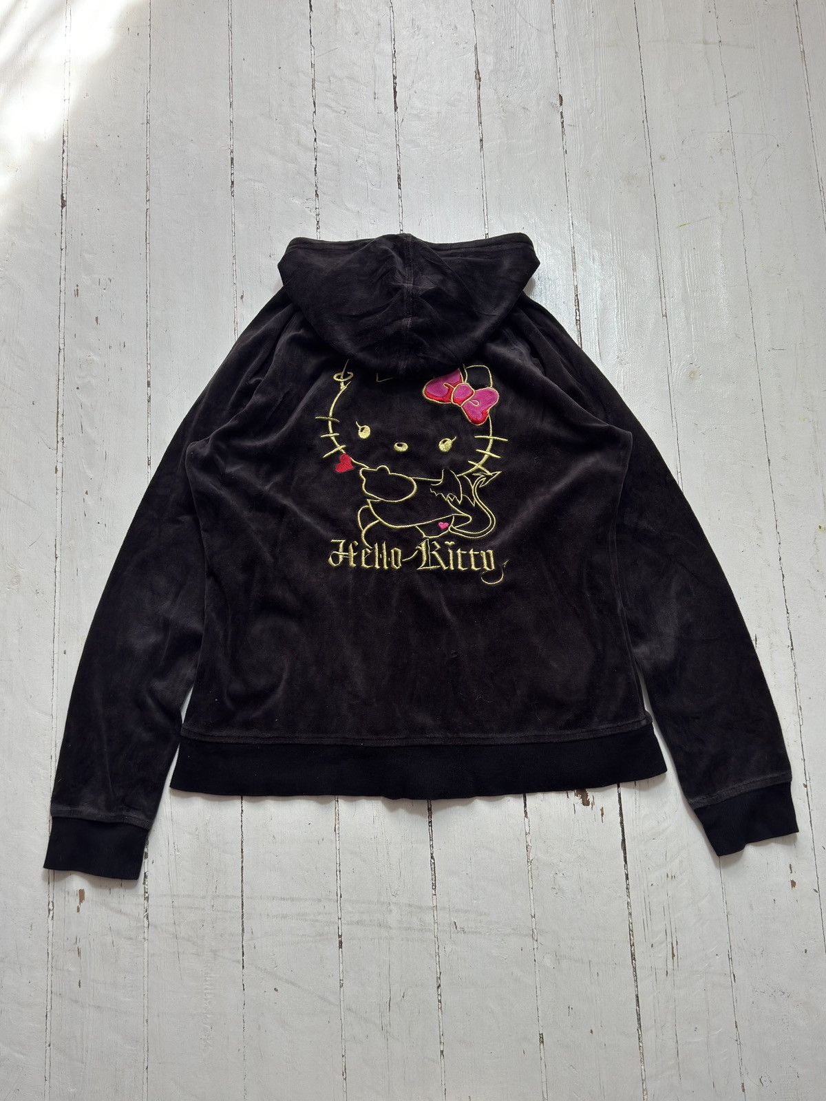 Cartoon Network VINTAGE HELLO KITTY DEVIL STYLE ZIP UP HOODIE Size L / US 10 / IT 46 - 3 Thumbnail