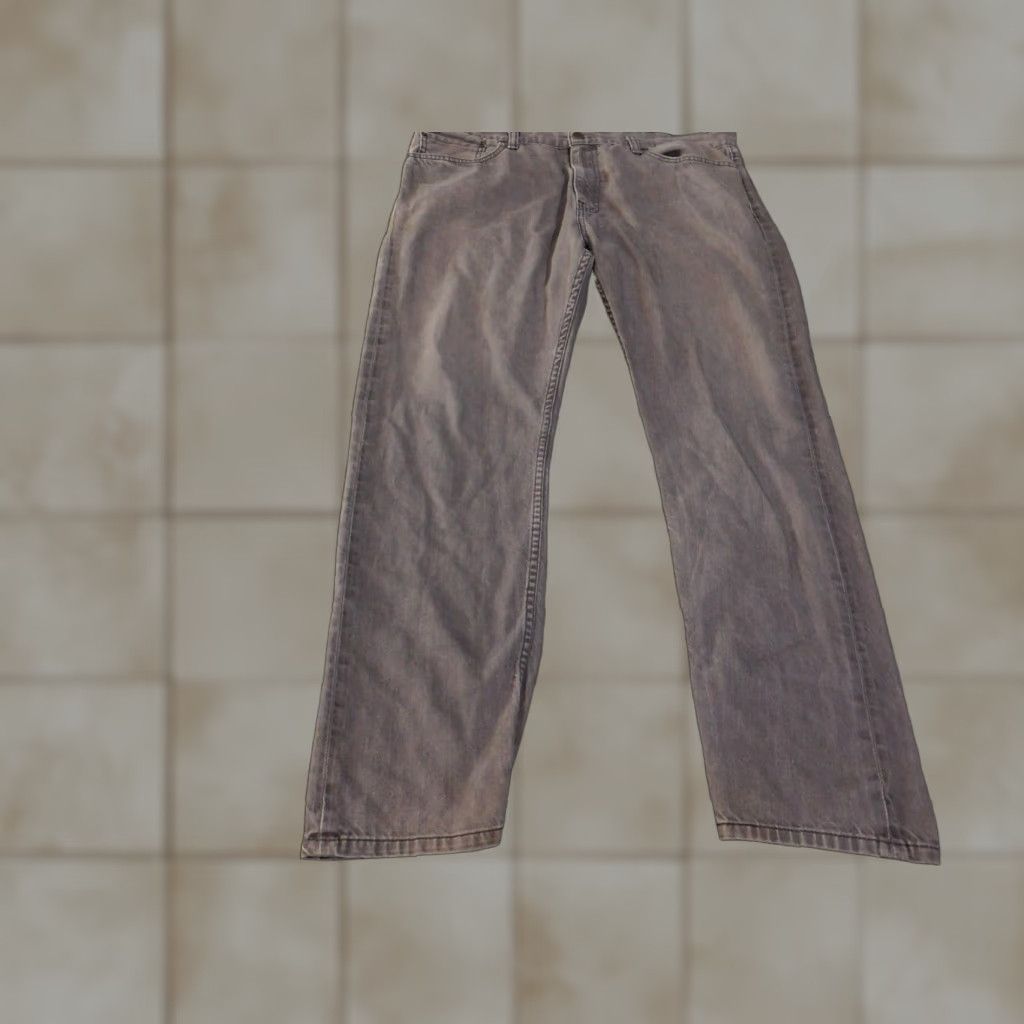 Levi's VINTAGE? No — Levis 527 Jeans Mens 38x32 Gray Denim 100% Cotton Regular Bootcut 5-Pocket Charcoal Wash Size US 38 / EU 54 - 1 Thumbnail