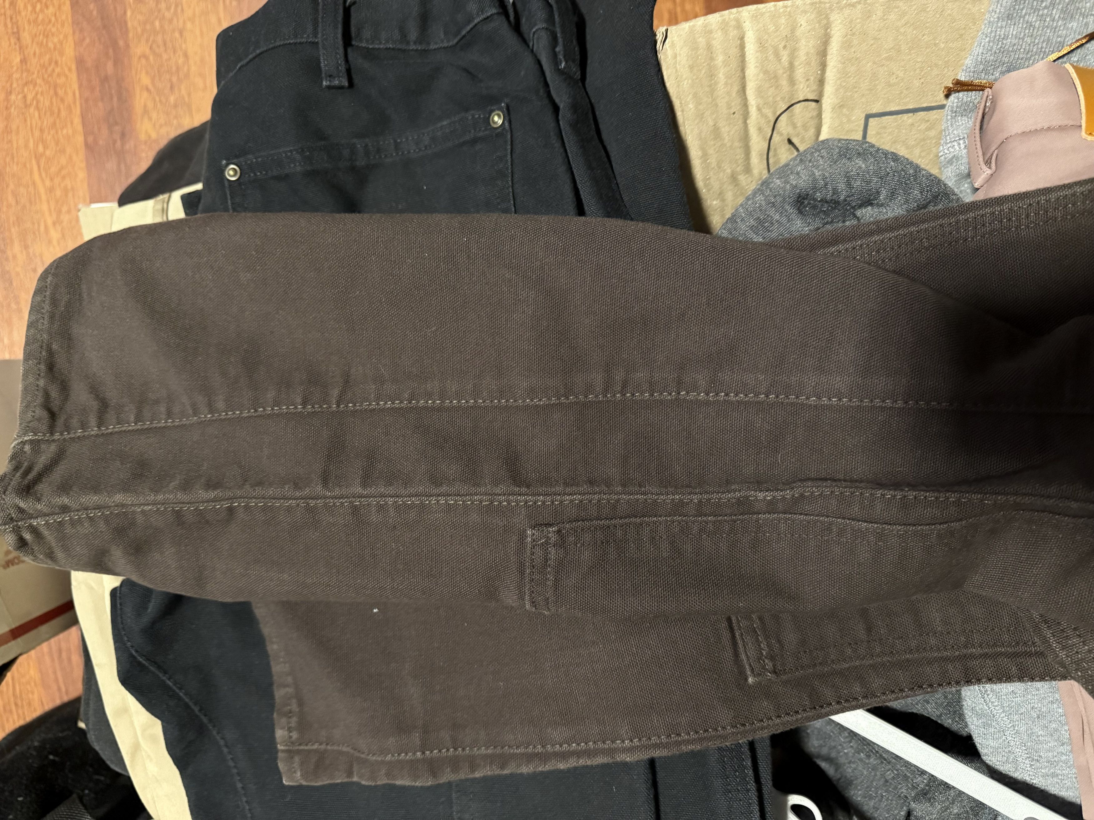 Carhartt Custom Double Knee Flared Carpenters Dungaree - Brown - 34 Size US 34 / EU 50 - 3 Thumbnail