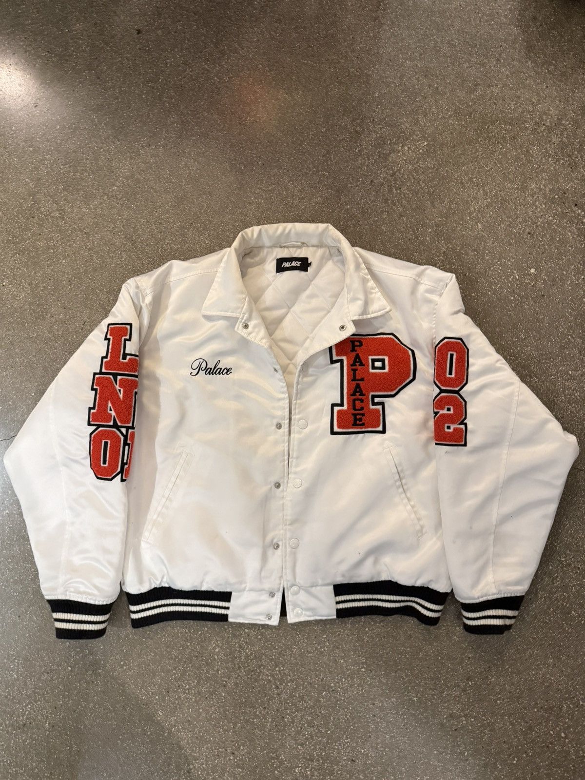 Palace Palace 2022 Satin Varsity Jacket Size US M / EU 48-50 / 2 - 1 Thumbnail