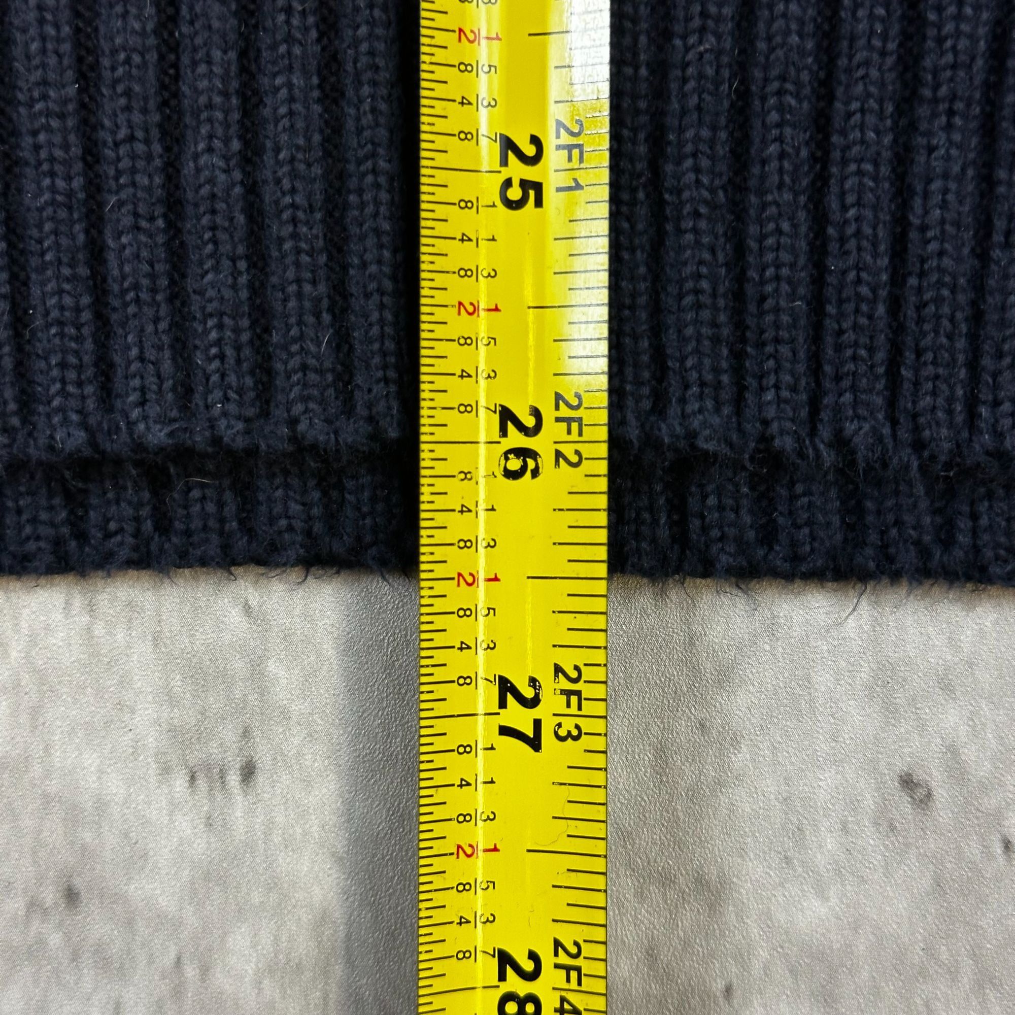 Polo Ralph Lauren Vintage Navy and Red Striped Polo Ralph Lauren Quarter-Zip S Size US XL / EU 56 / 4 - 5 Thumbnail