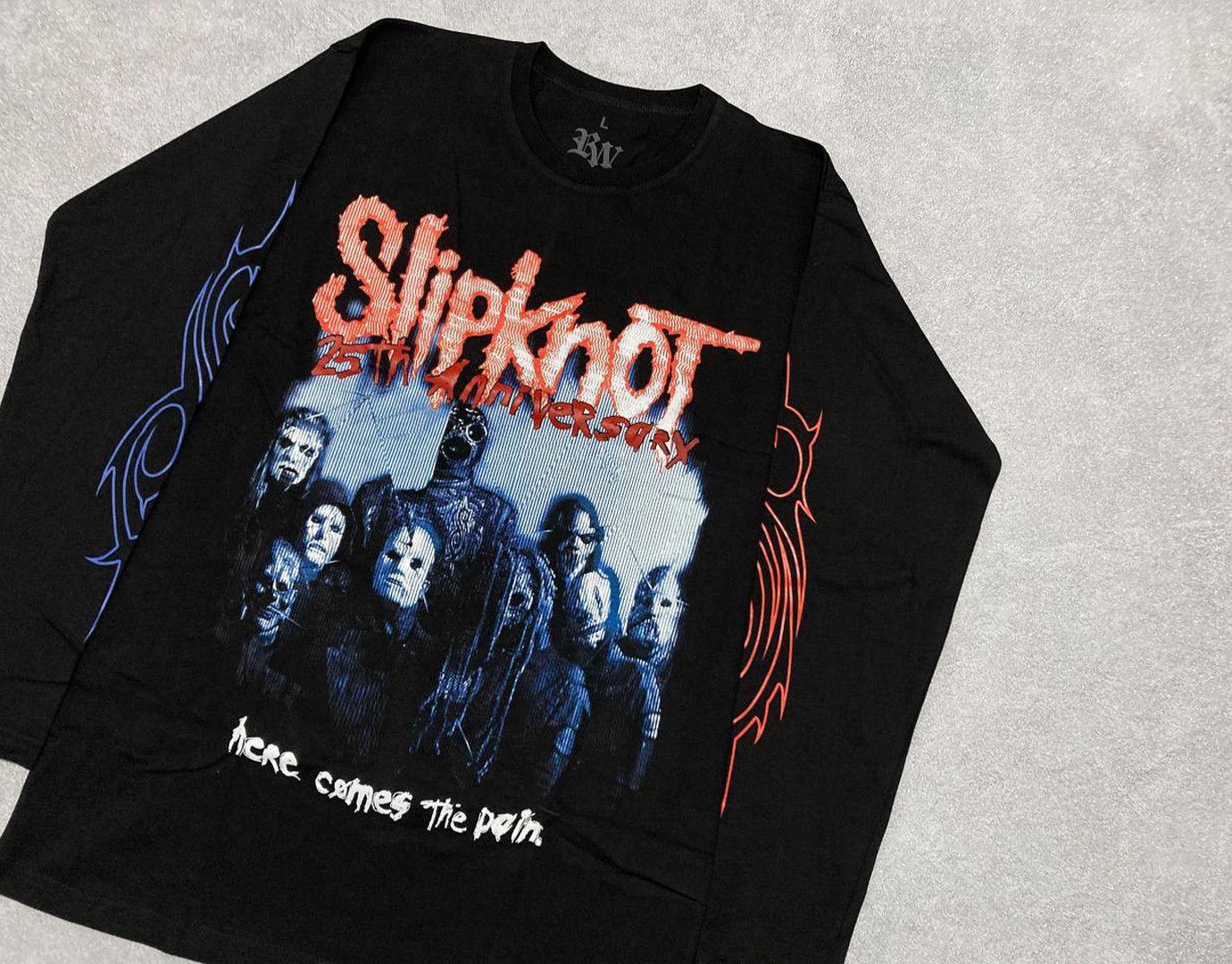 Band Tees Longsleeve Slipknot - Here Comes The Pain - nu metal Size US L / EU 52-54 / 3 - 3 Thumbnail