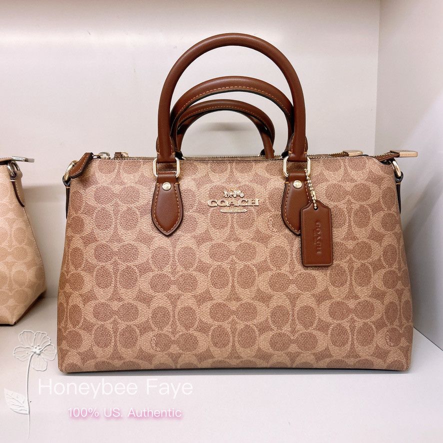 Coach Georgia Satchel In Signature Canvas CW422 Size ONE SIZE - 1 Thumbnail