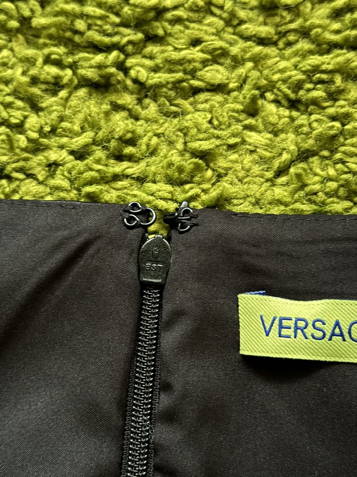Designer × Versace × Versace Jeans Couture Versace jeans couture graphic avant Garde dress Size L / US 10 / IT 46 - 5 Thumbnail