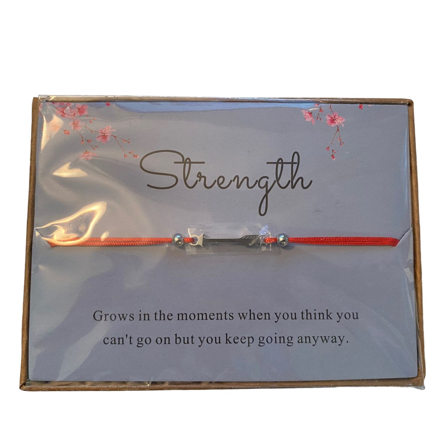Other Red Cord Strength Arrow One Size Bracelet Size ONE SIZE - 2 Thumbnail