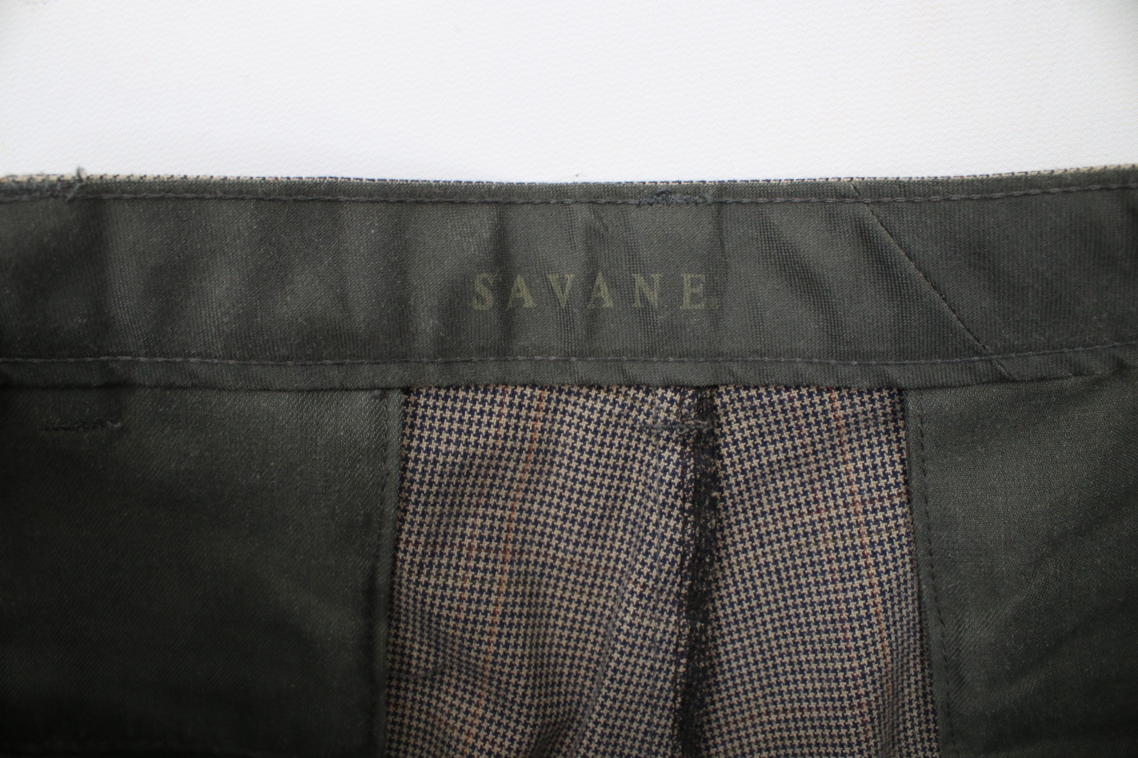 Vintage Vintage 90s Streetwear Cuffed Chino Pants Houndstooth Size US 32 / EU 48 - 6 Thumbnail
