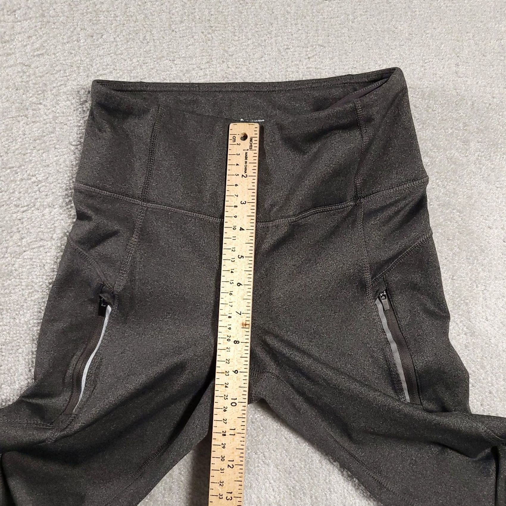 Vintage Member'S Mark Legging Womens S Gray Everyday Warm High Rise Leggings Women Active Size 28" / US 6 / IT 42 - 6 Thumbnail