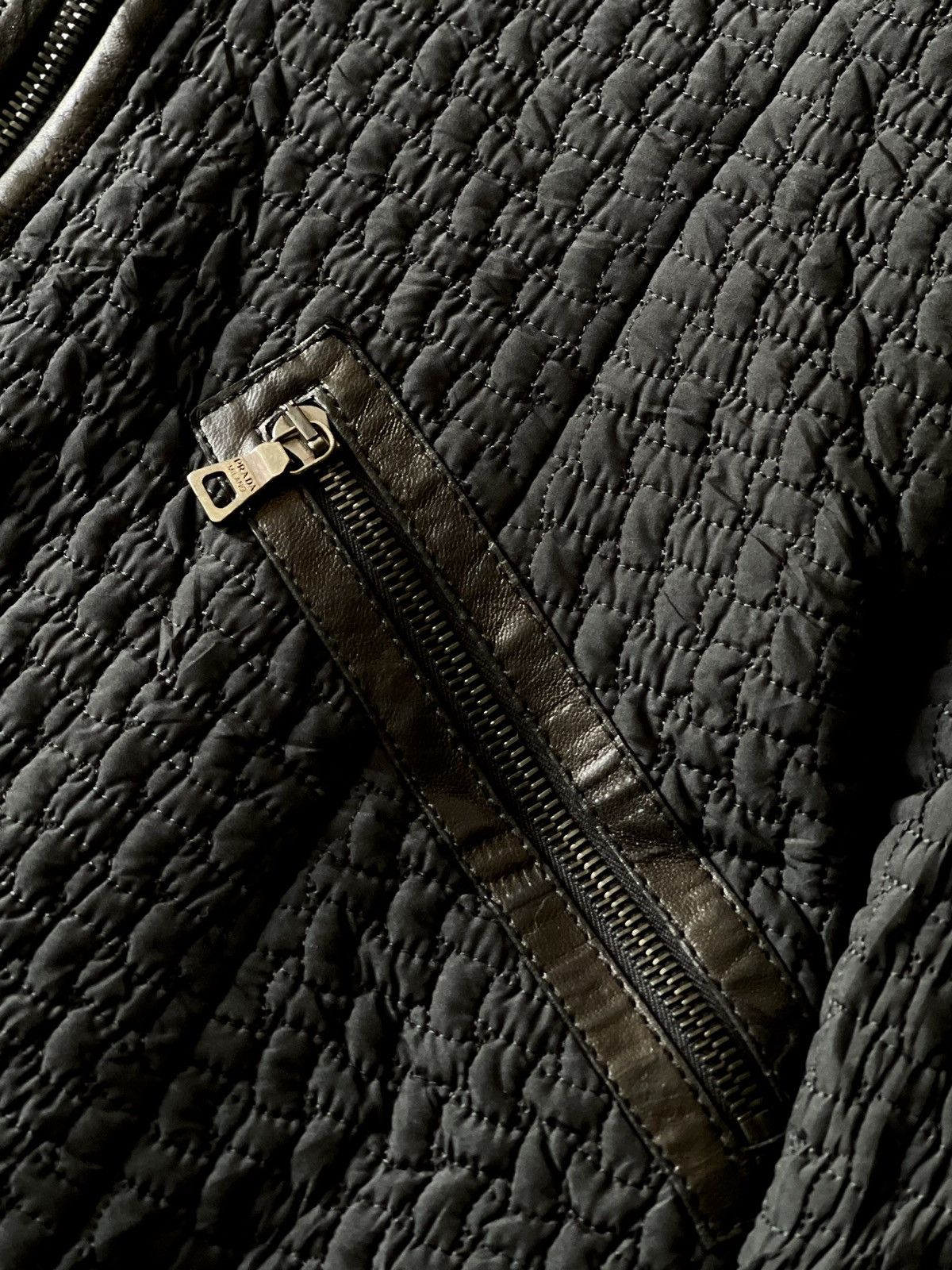 Archive Prada Sport - 2000's - Quilted - Fur Jacket