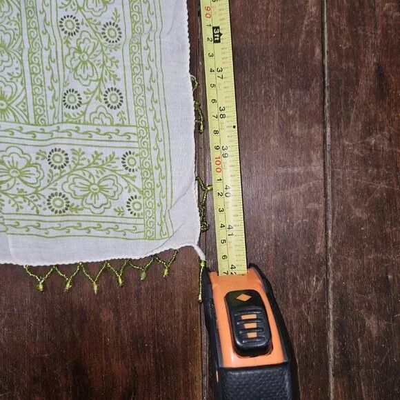 Other Green and White Graham Kandiah Scarf Size ONE SIZE - 3 Thumbnail