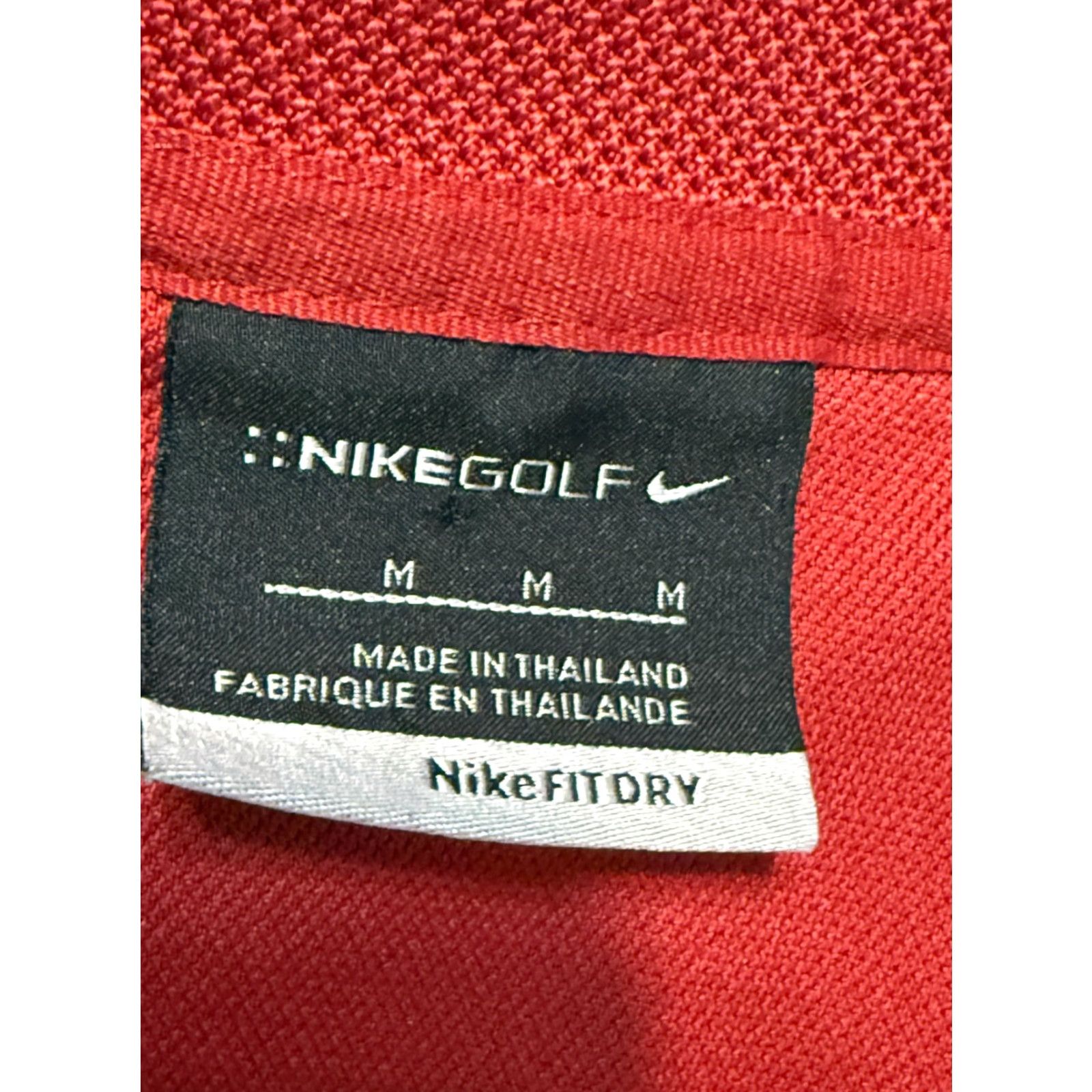 Nike Nike Golf Shirt Mens M Red Short Sleeve Polo Logo Dri-Fit Casual Activewear Shirt Size US M / EU 48-50 / 2 - 4 Thumbnail