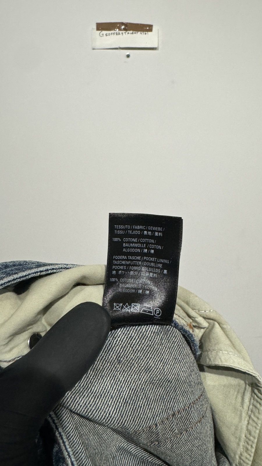 Balenciaga Balenciaga Medium Wash Straight Leg Jeans - Size 34 Size US 34 / EU 50 - 7 Thumbnail