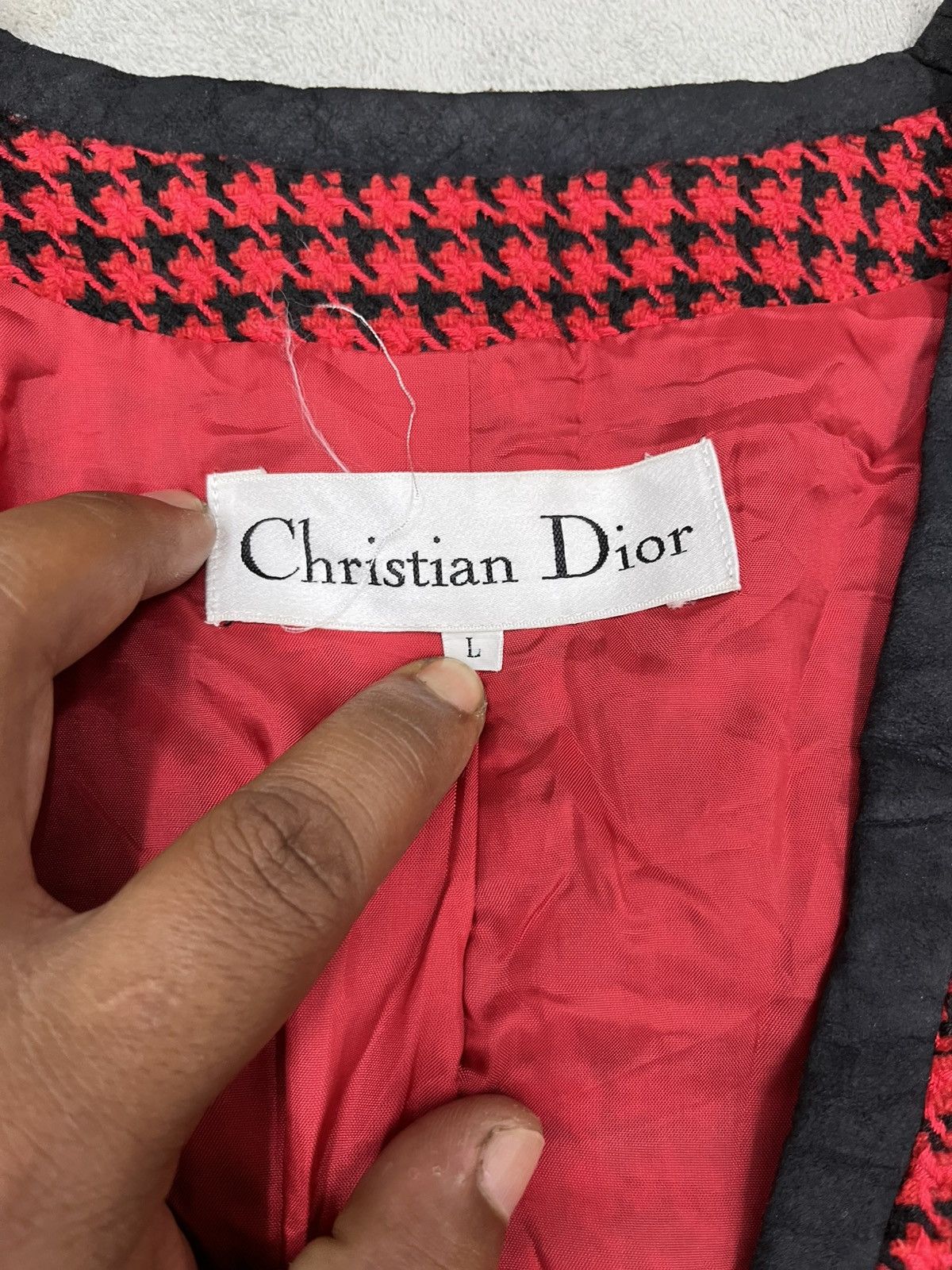 Christian Dior Monsieur × Dior SICK🔥CHRISTIAN DIOR HERRINGBONE JACKET Size US L / EU 52-54 / 3 - 10 Thumbnail