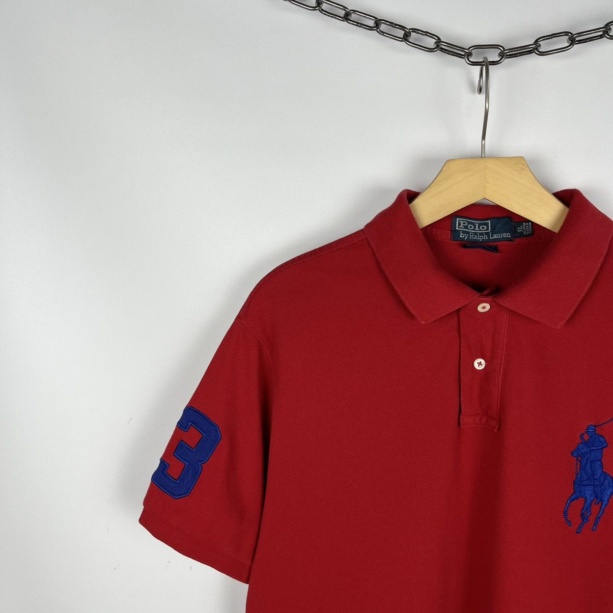 Polo Ralph Lauren Vintage Polo Ralph Lauren big logo 3 rugby polo shirt 90’s Size US XL / EU 56 / 4 - 5 Thumbnail