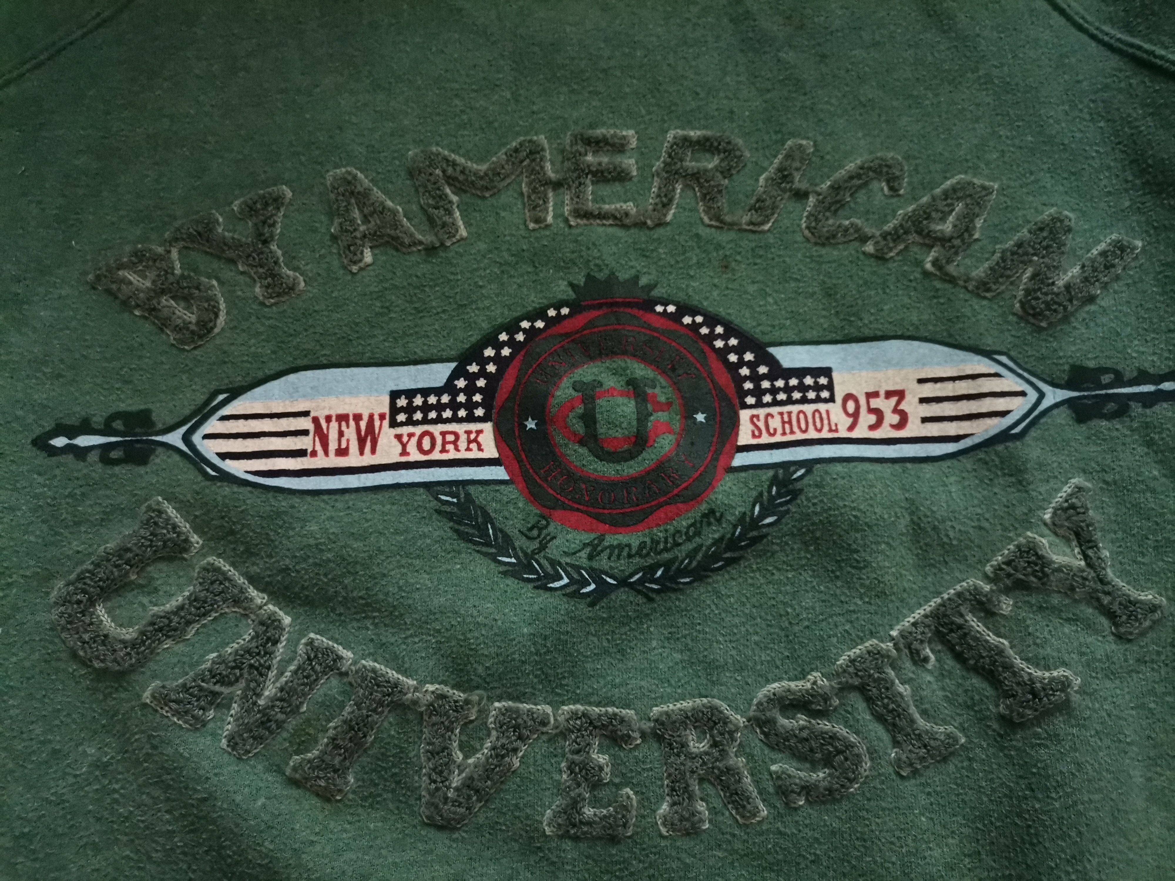 Vintage Vintage Papas American University Sweatshirt Size US L / EU 52-54 / 3 - 2 Thumbnail