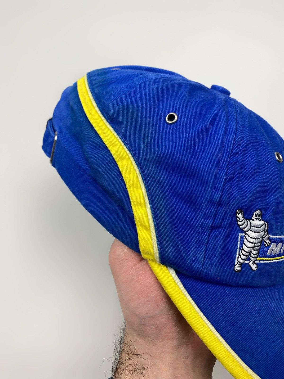 Vintage 2000’s Vintage Michelin Tires Formula 1 Strap Back Cap Size ONE SIZE - 4 Thumbnail