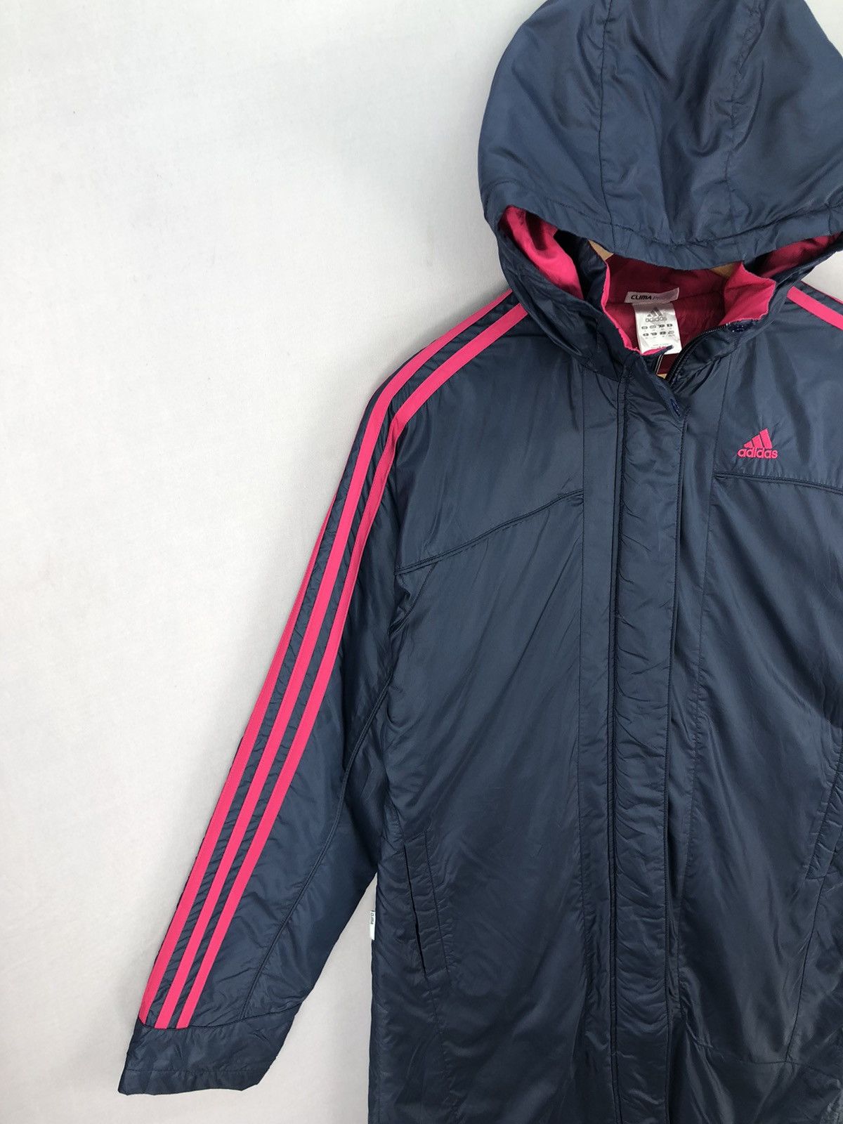 Adidas × Vintage Vintage Adidas ClimaProof Parka Jacket Streetwear Size US S / EU 44-46 / 1 - 2 Thumbnail
