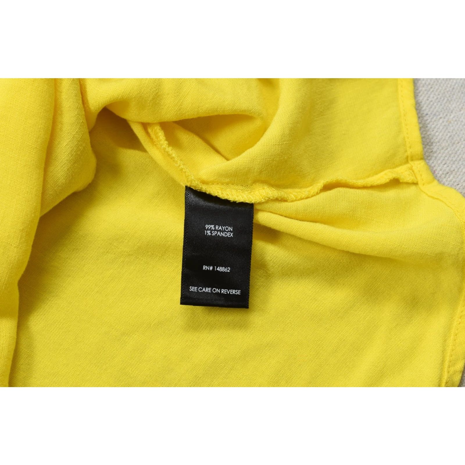 Torrid Torrid Tank Top Cami V-Neck Spaghetti Straps Yellow Plus Size 3 Rayon Spandex Sleeveless Women Size XS / US 0-2 / IT 36-38 - 6 Thumbnail