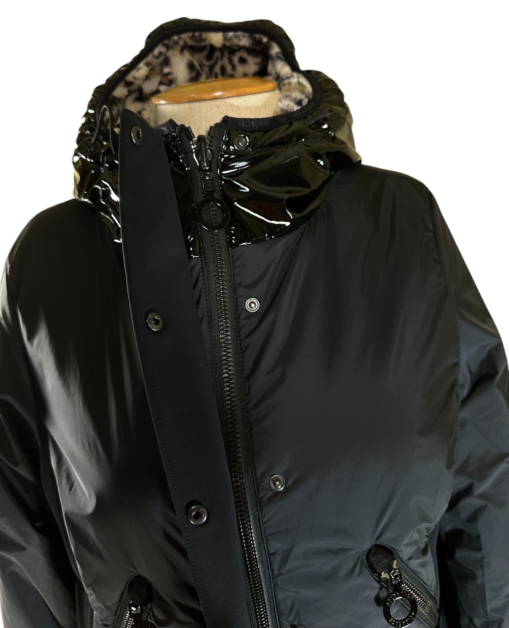 Goldbergh Double Face Sunna Jacket Black/Leopard print Size L / US 10 / IT 46 - 7 Thumbnail