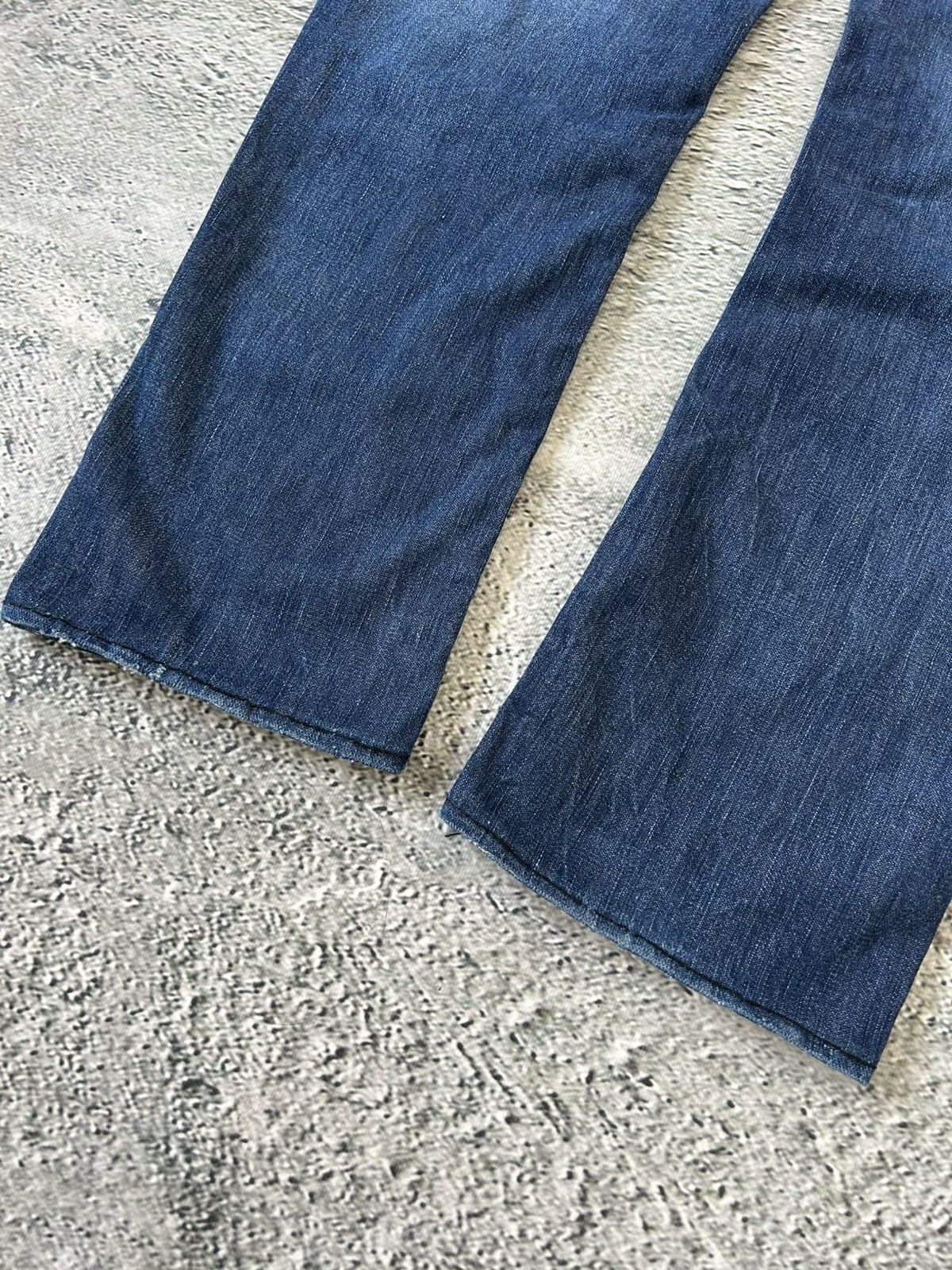 True Religion True Religion blue jeans black thick stitching Y2K Bobby Size US 33 - 5 Thumbnail