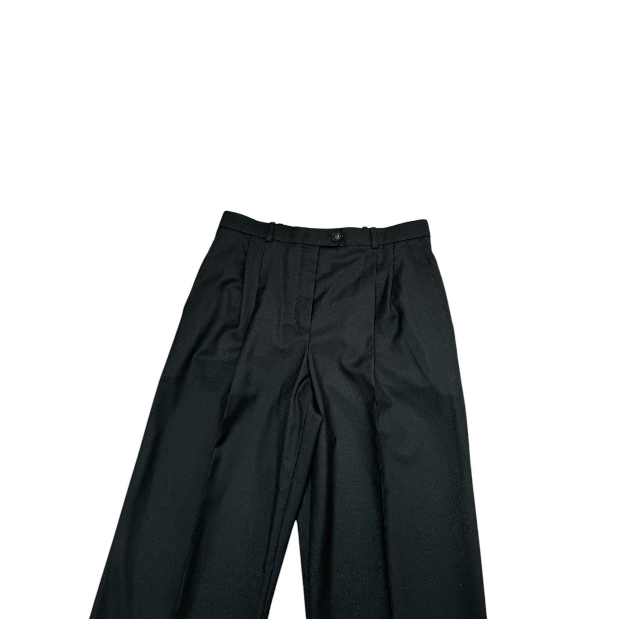 出産祝いなども豊富 Hermes by Martin Margiela Black Wool Straight Pants | Grailed パンツ