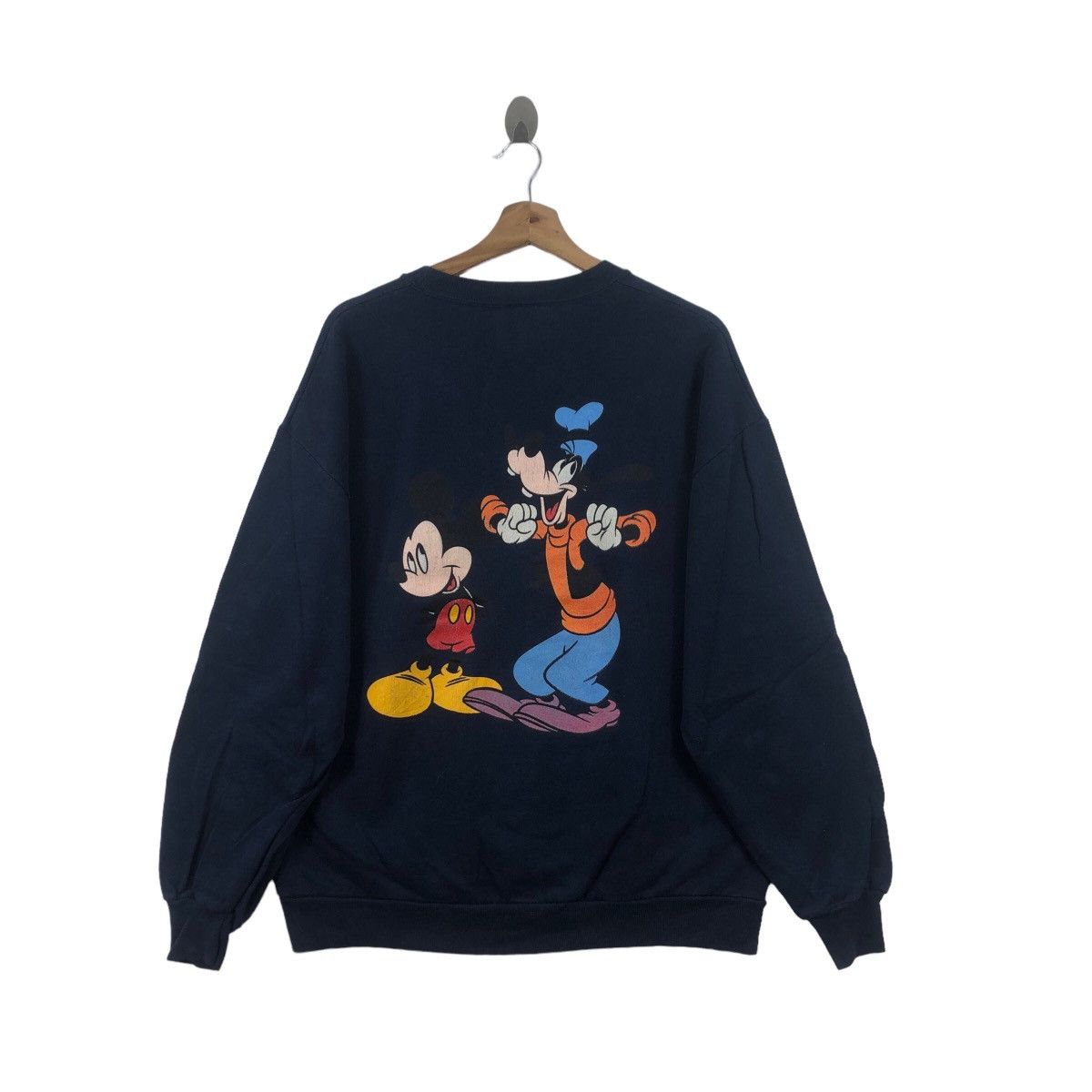Vintage Vintage 90’ VELVA SHEEN Mickey Mouse Pluto Sweatshirt Size XL / US 12-14 / IT 48-50 - 1 Thumbnail