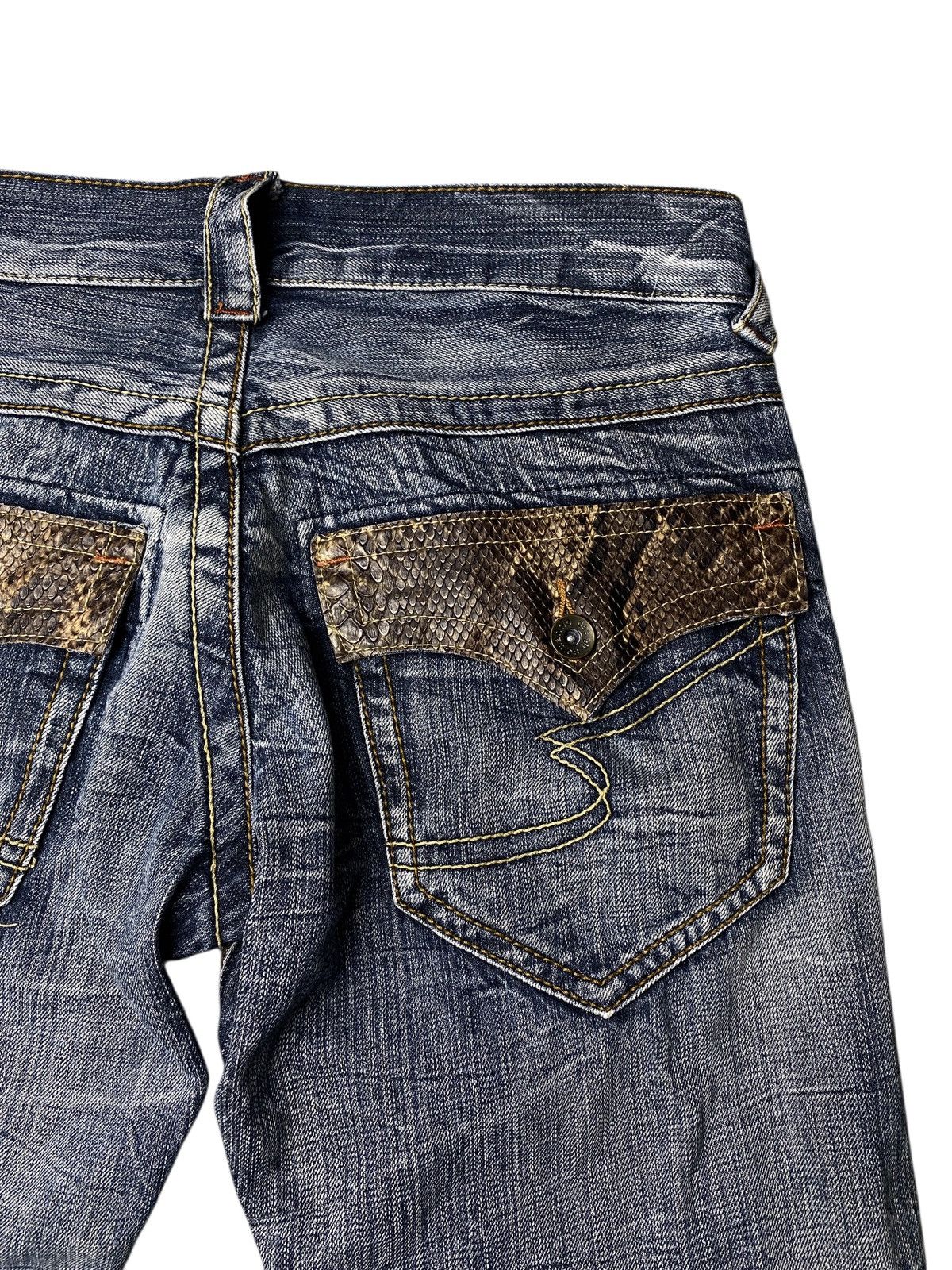 If Six Was Nine 2000's Semantic Design Seawash Snakeskin Shorts Size US 28 / EU 44 - 7 Thumbnail