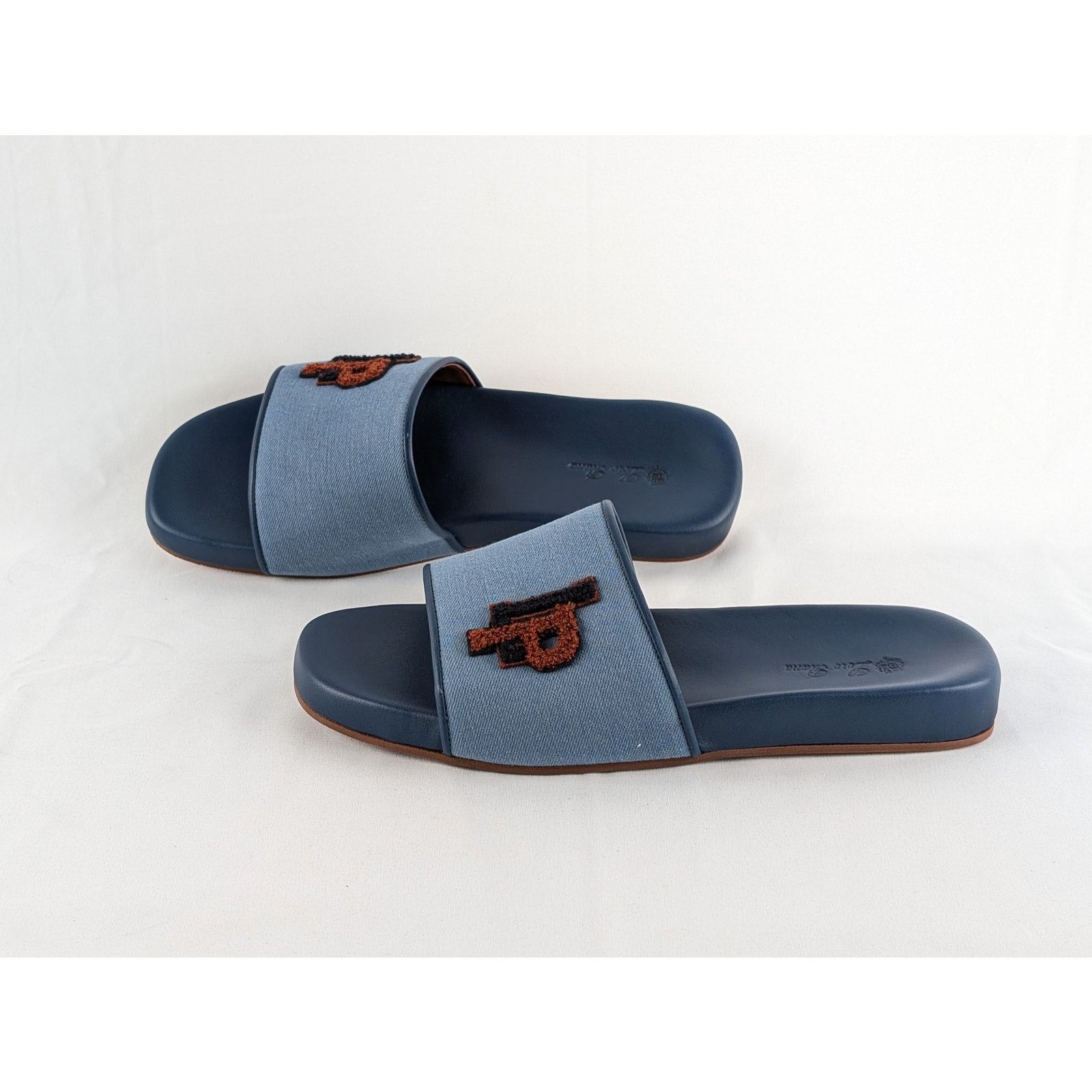 Loro Piana o1rshd1 Sea-Slide LP College Walk New York Dy in Blue Size US 10 / EU 43 - 10 Thumbnail