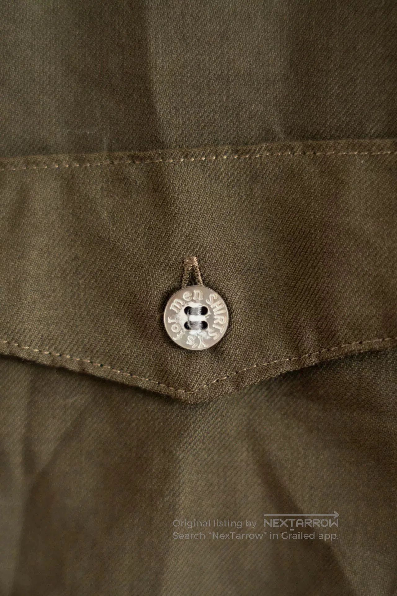 Y's for Men Yohji Yamamoto Olive Green Wool Shirt. Size US M / EU 48-50 / 2 - 4 Thumbnail