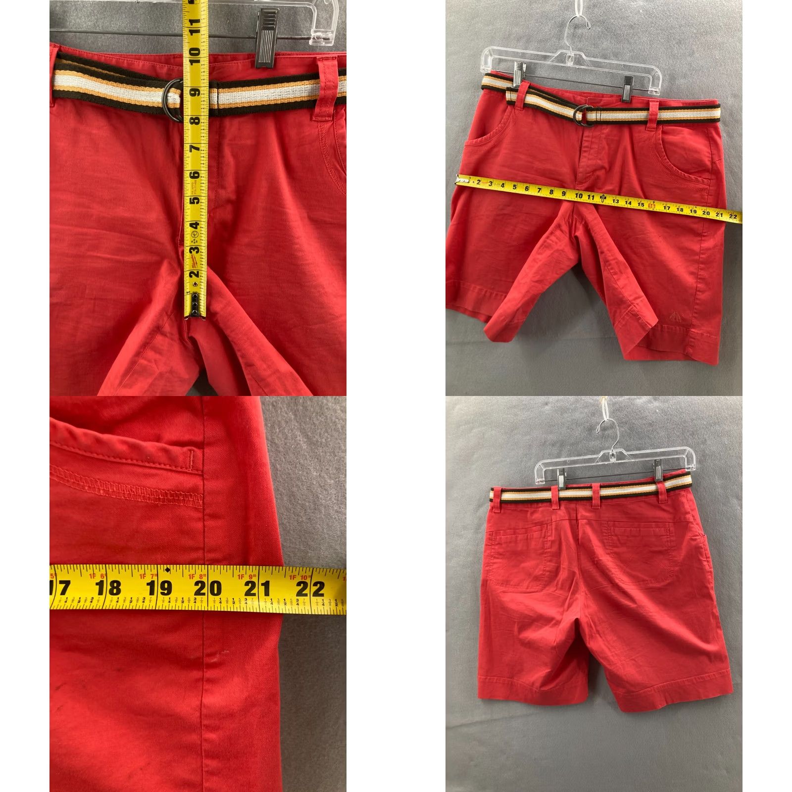 Nike ACG VINTAGE Nike ACG Belted Shorts Womens 12 Red Loose Fit Shirt Womens L Red 90s Belted Athletic Belted Shoes? Size 36" / US 14 / IT 50 - 8 Thumbnail