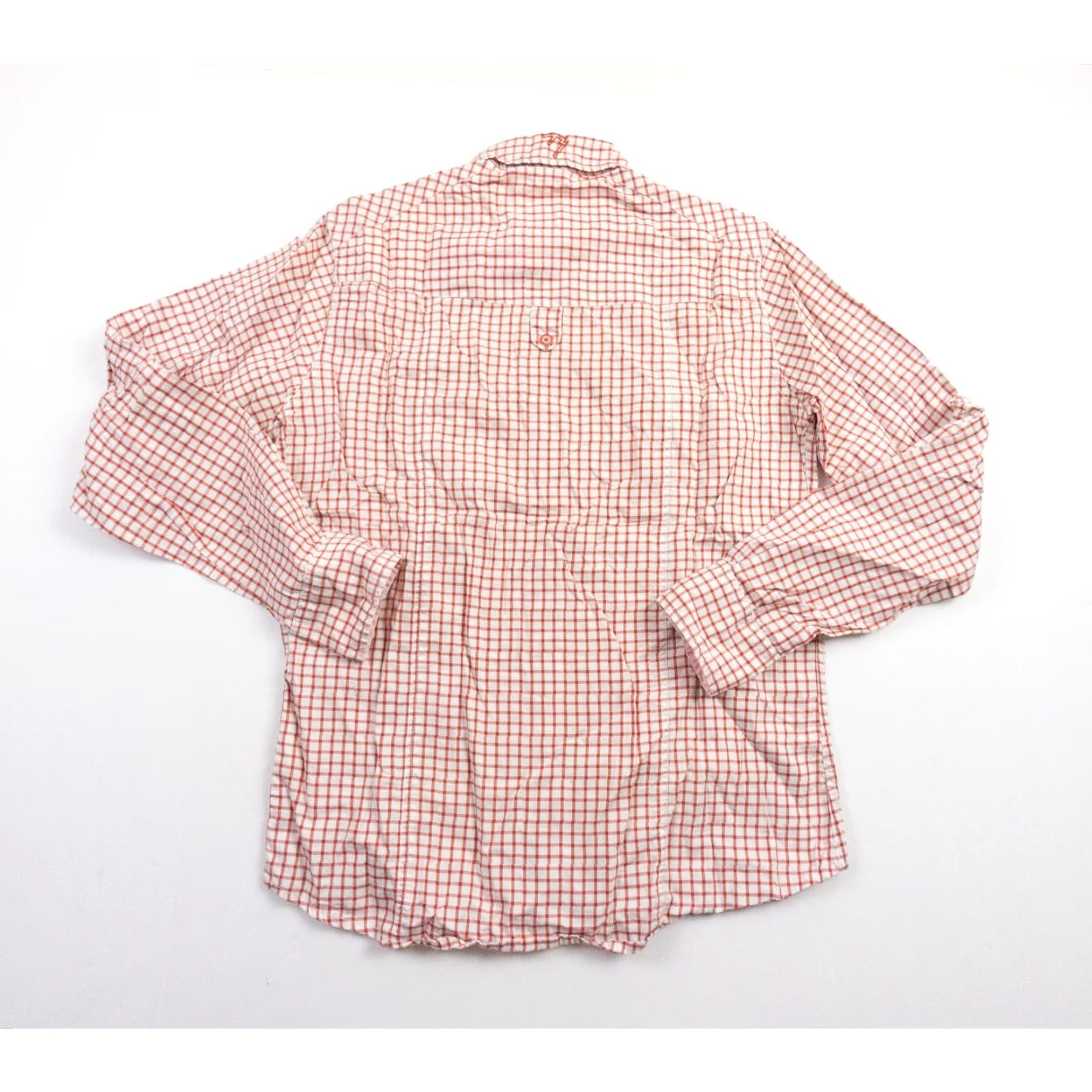 Pepe Jeans Pepe Jeans Shirt Mens Large Red Button Down Roll-Up Sleeve Collared Check Casual Formal Button-Up Mens L Red 90s? (No, avoid 90s) Size US L / EU 52-54 / 3 - 6 Thumbnail