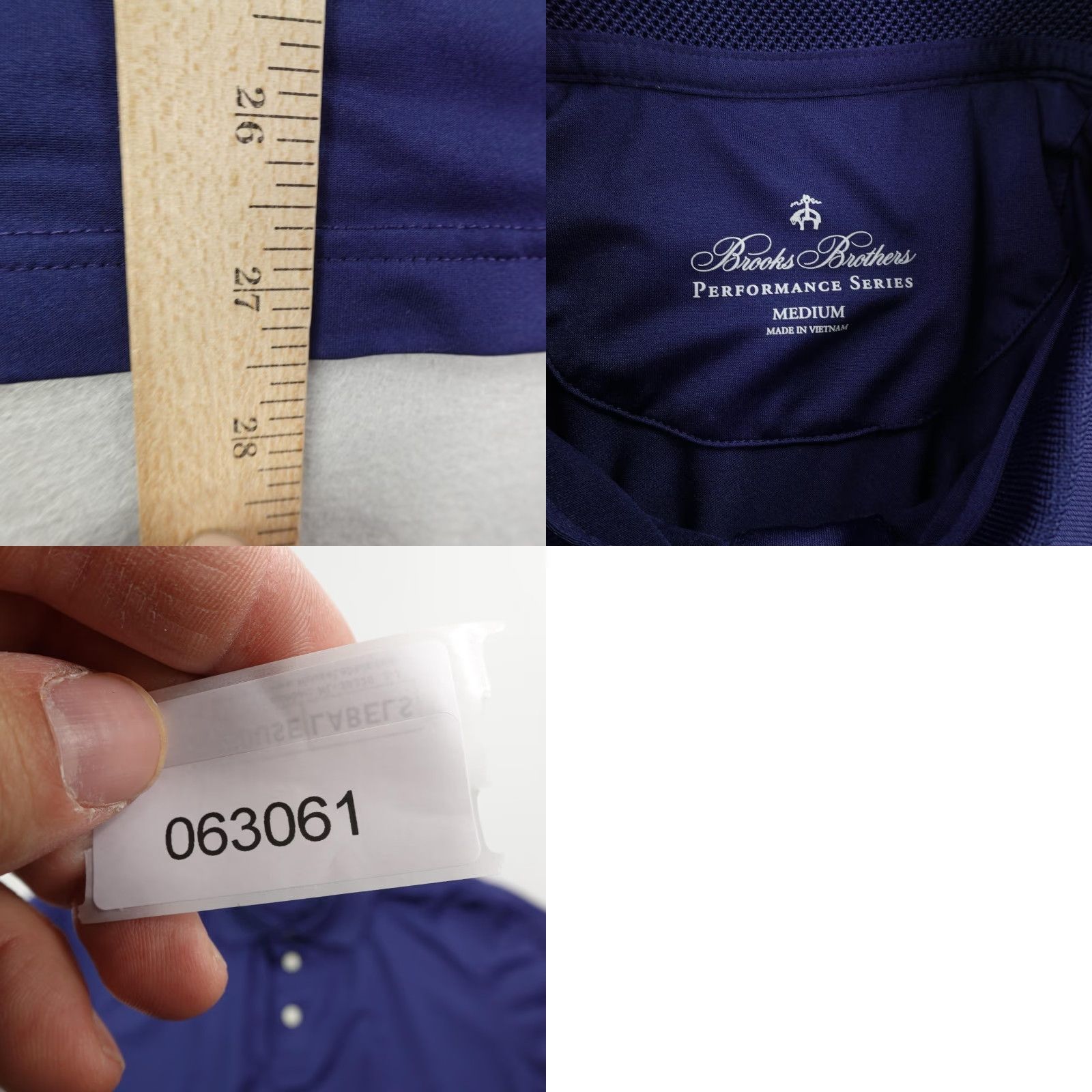 Brooks Brothers Brooks Brothers Polo Shirt Mens Medium Blue Performance Series Golf Short Sleeve Size US M / EU 48-50 / 2 - 8 Thumbnail
