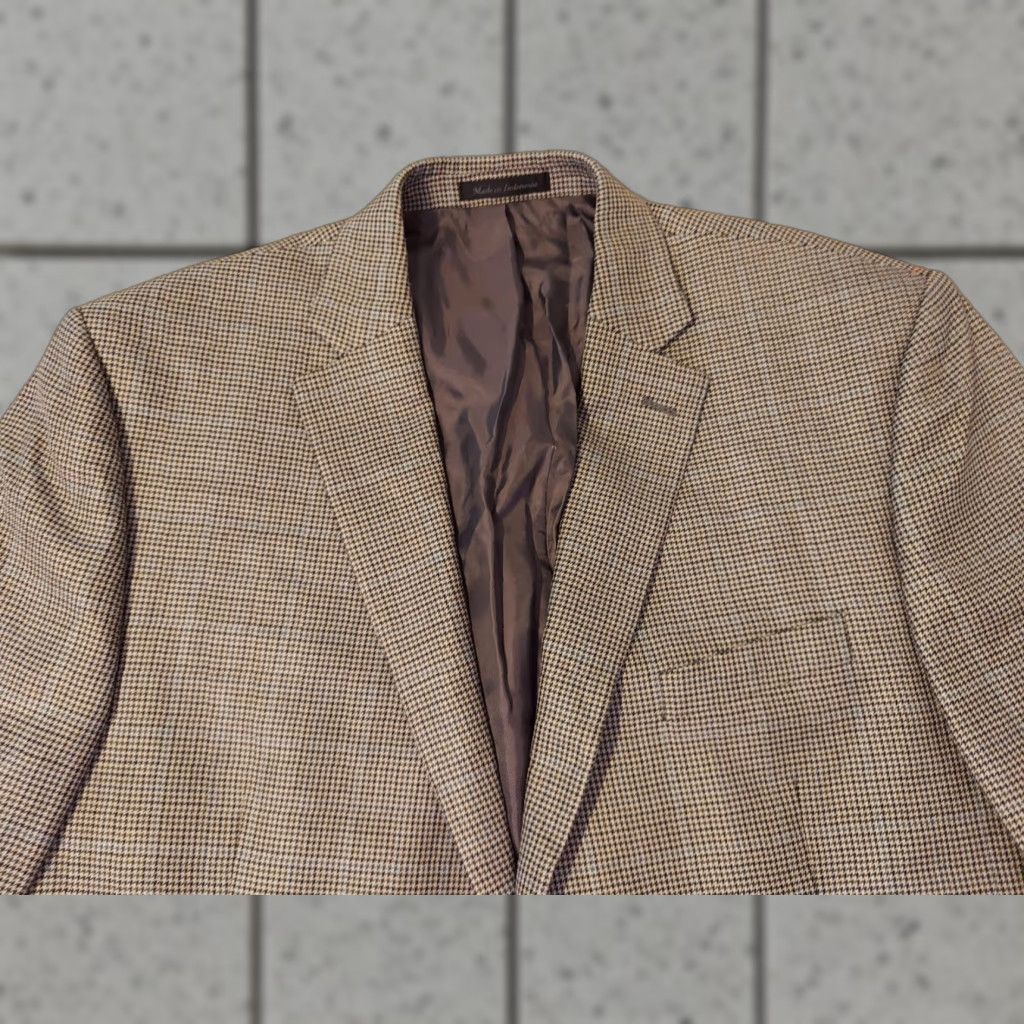 Polo Ralph Lauren Mens Polo Ralph Lauren Blazer Silk Wool Jacket 46L Gray Size US XXL / EU 58 / 5 - 1 Thumbnail