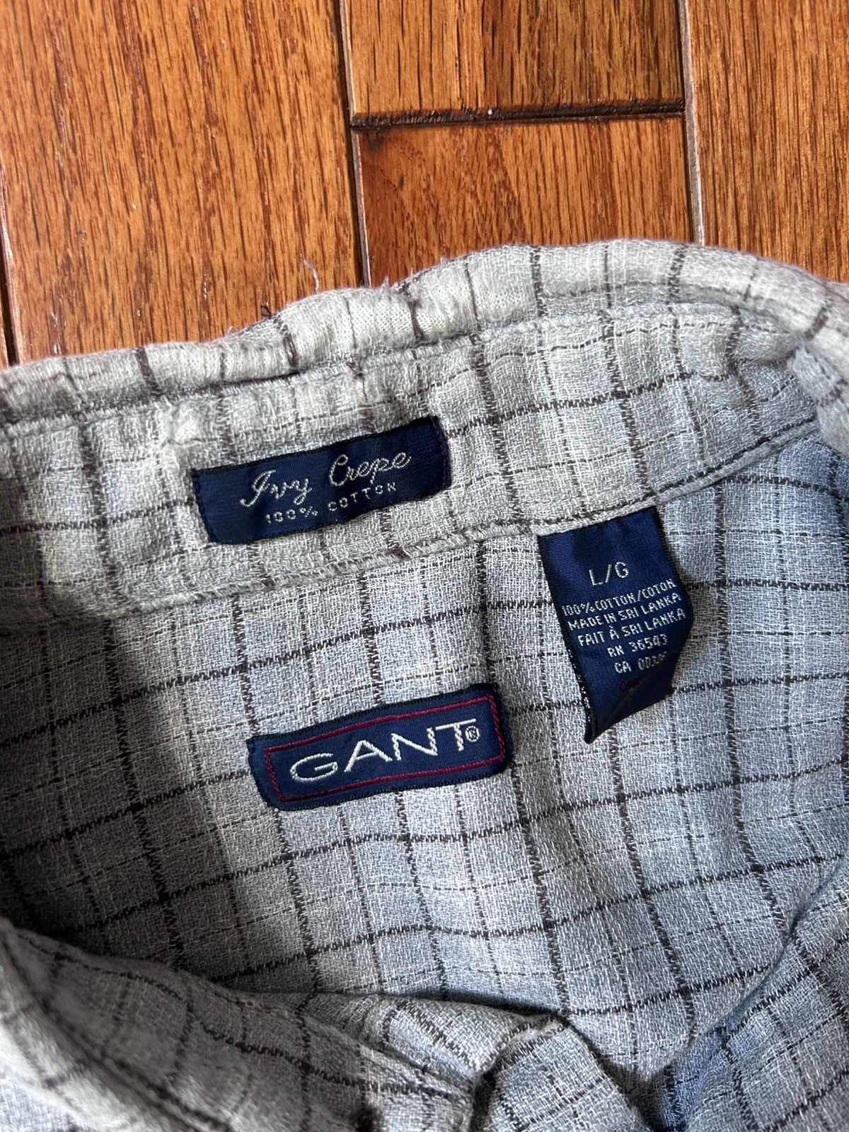 Gant Vintage GANT Plaid Flannel Size US L / EU 52-54 / 3 - 6 Thumbnail