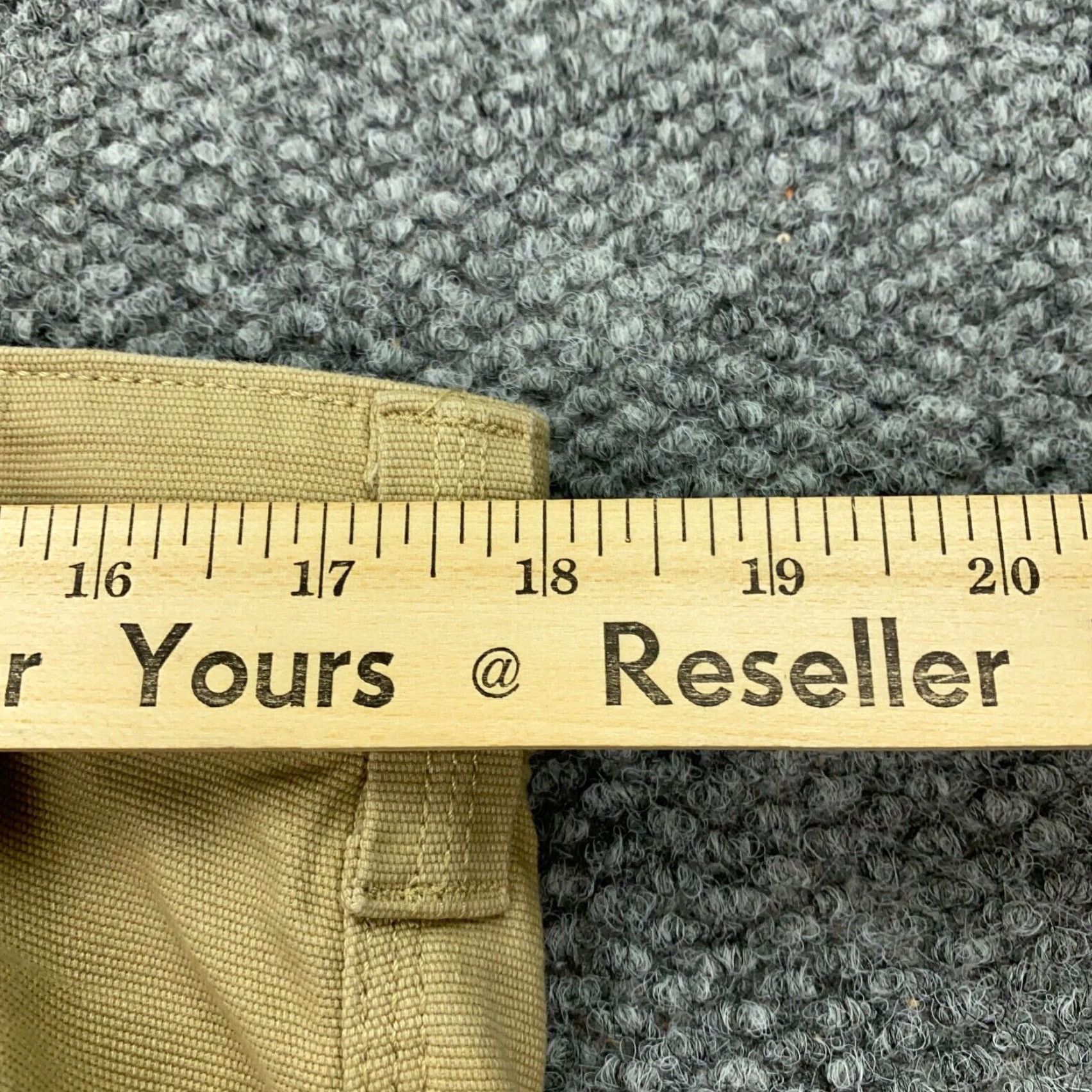 Vintage VINTAGE CAT Caterpillar Utility Pants Mens 34x29 Tan Canvas Flex Work Cargo NWT - Mens Carpenter Pant 34 Beige Canvas Stretch Pockets 36W 28L Updated" Size US 34 / EU 50 - 7 Thumbnail