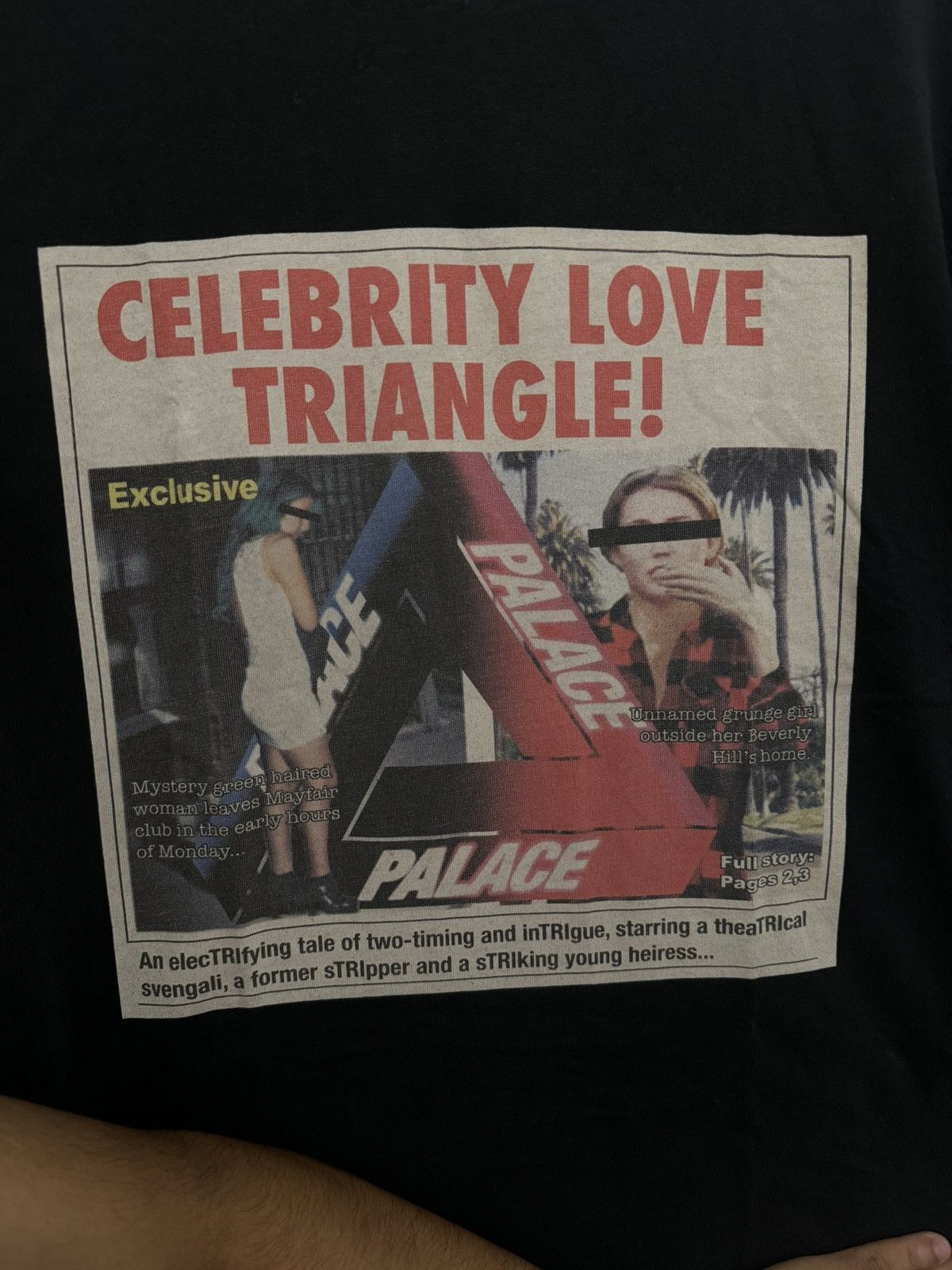 Palace Palace Celebrity Love Triangle Tee Size US M / EU 48-50 / 2 - 2 Thumbnail