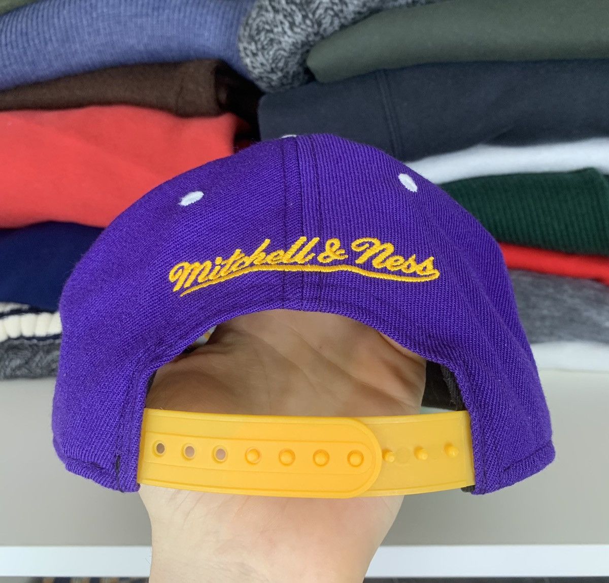 NBA Mitchell & Ness Los Angeles Lakers Cap Hat Size ONE SIZE - 18 Thumbnail