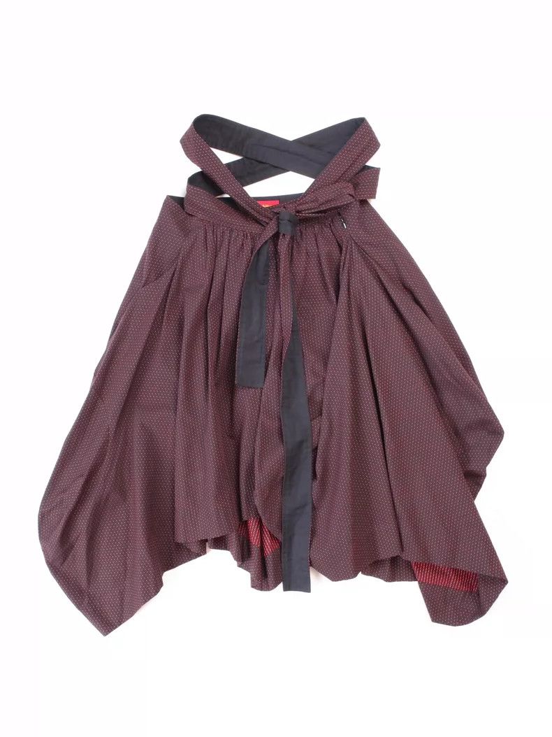 Vivienne Westwood Vivienne Westwood size2 A belt with irregular wine red hem Size 27" / US 4 / IT 40 - 1 Thumbnail