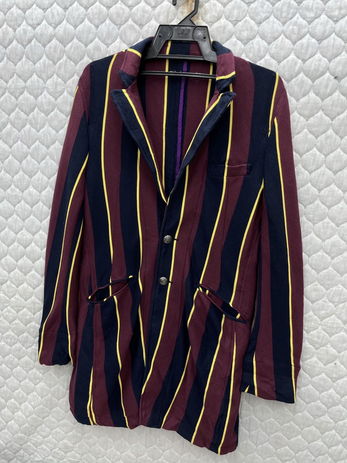 Japanese Brand 🔥🔥🔥ARCHIVE PPFM MULTICOLOUR STRIPE JACKET Size S / US 4 / IT 40 - 2 Thumbnail