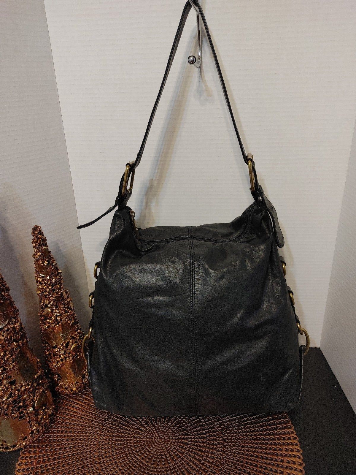 Other HOBO Int. Black Leather Bag Size ONE SIZE - 5 Thumbnail