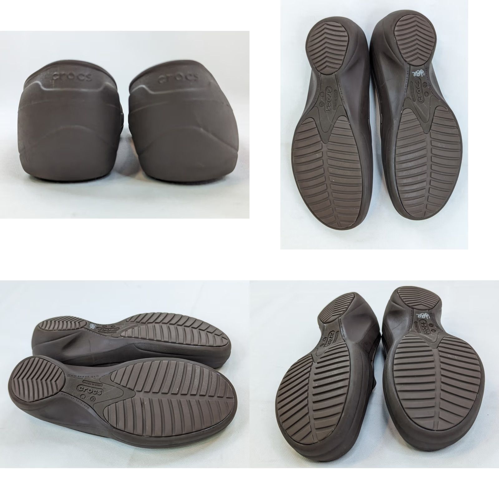 Crocs Crocs Juneau Brown Elastic Vamp Flats Women 10 Slip On Comfort Closed Toe Casual Shoes Womens Shoes Slips-On Brown Crocs Juneau Size US 10 / IT 40 - 8 Thumbnail
