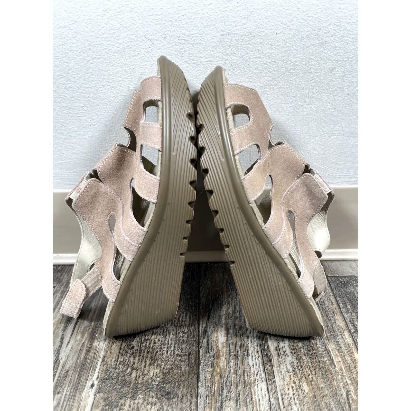 SKECHERS SKECHERS Sandal Women Slingback Memory Foam Wedge Beige 8.5 Size Love Parallel Trapezoid L Size US 9 / IT 39 - 5 Thumbnail