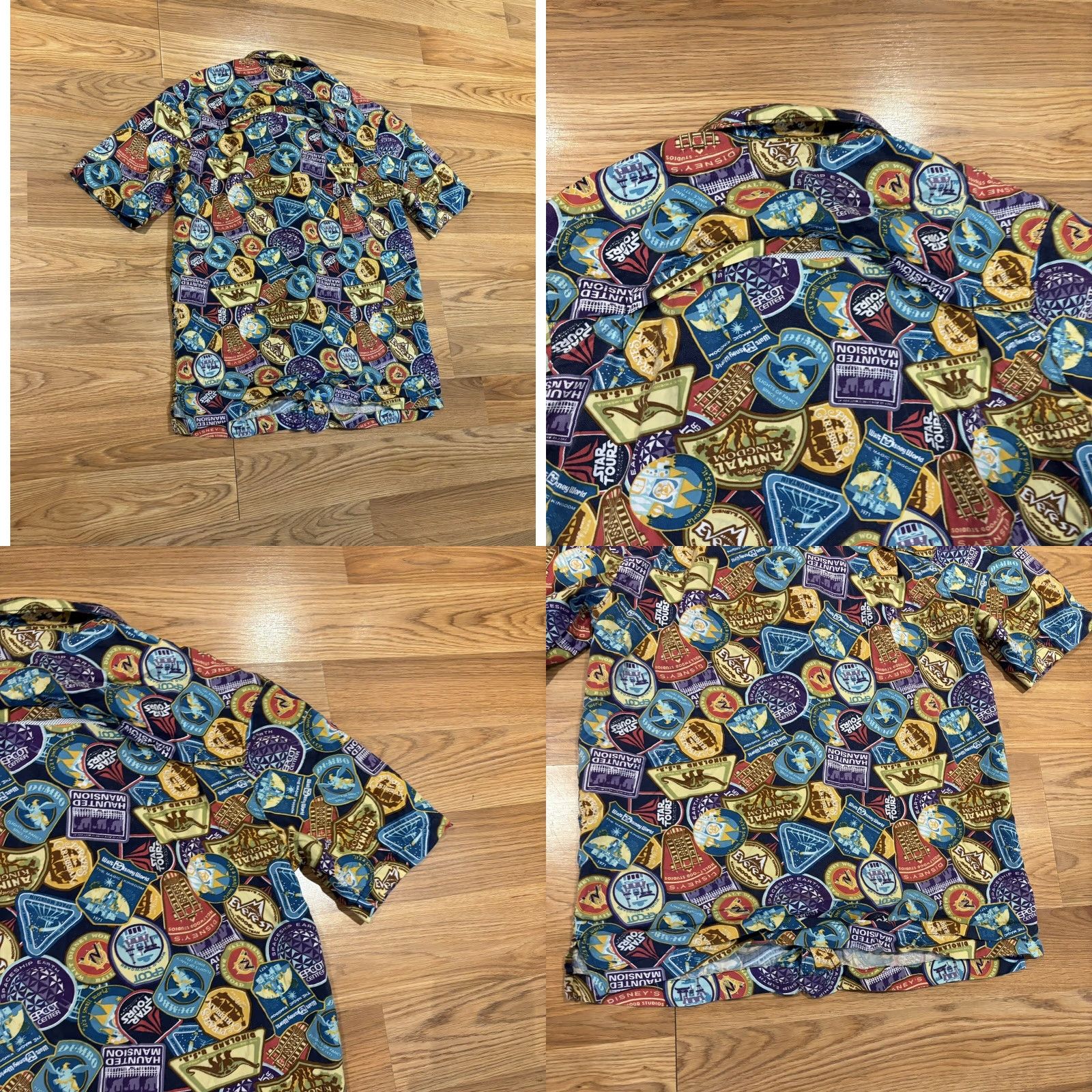 Disney Disney Parks Passport Button Down Shirt Theme Park Attractions Size Small Size US S / EU 44-46 / 1 - 8 Thumbnail