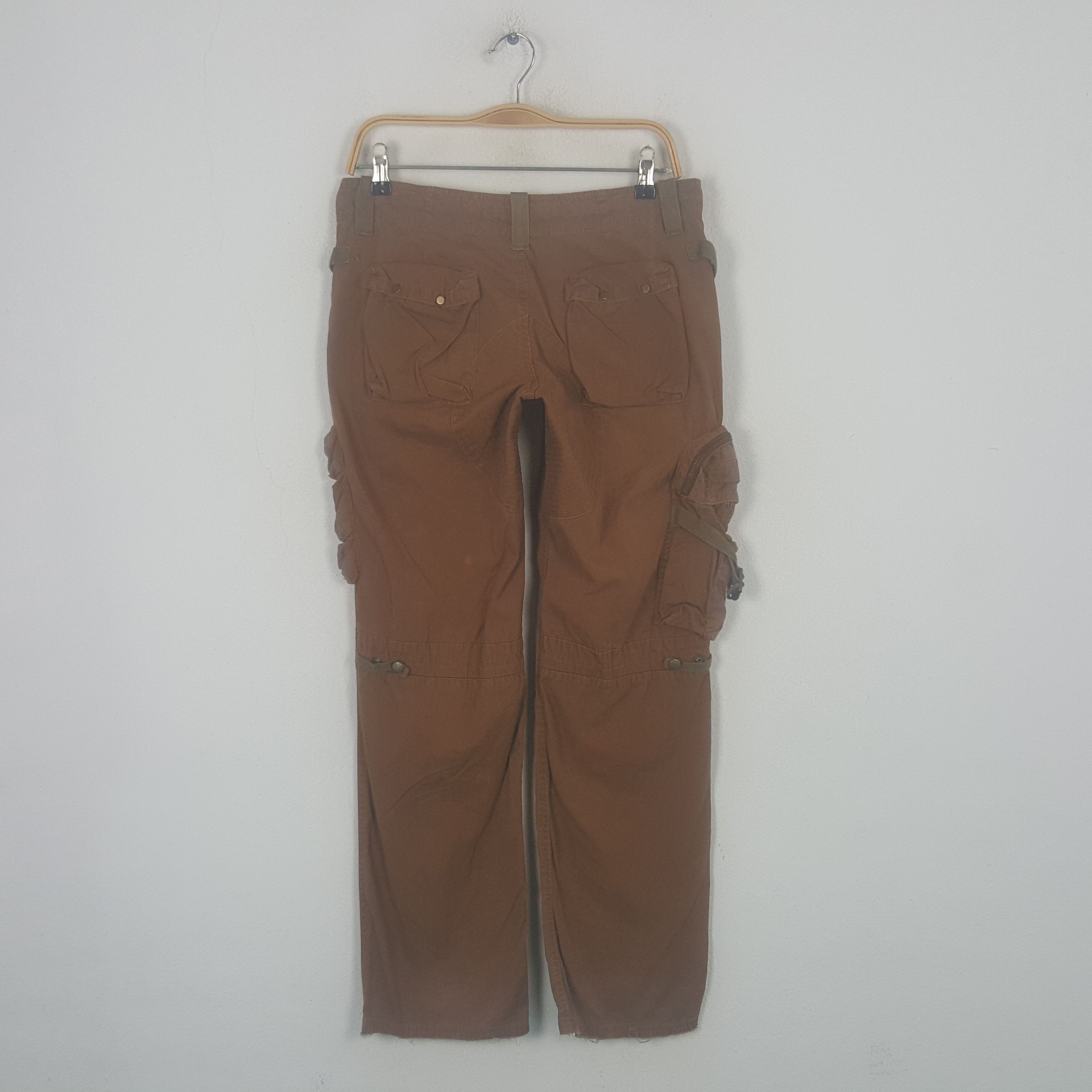 Ralph Lauren Vintage Ralph Lauren Multi Pocket Cargo Rare Pants C297N9 Size 31" - 4 Thumbnail