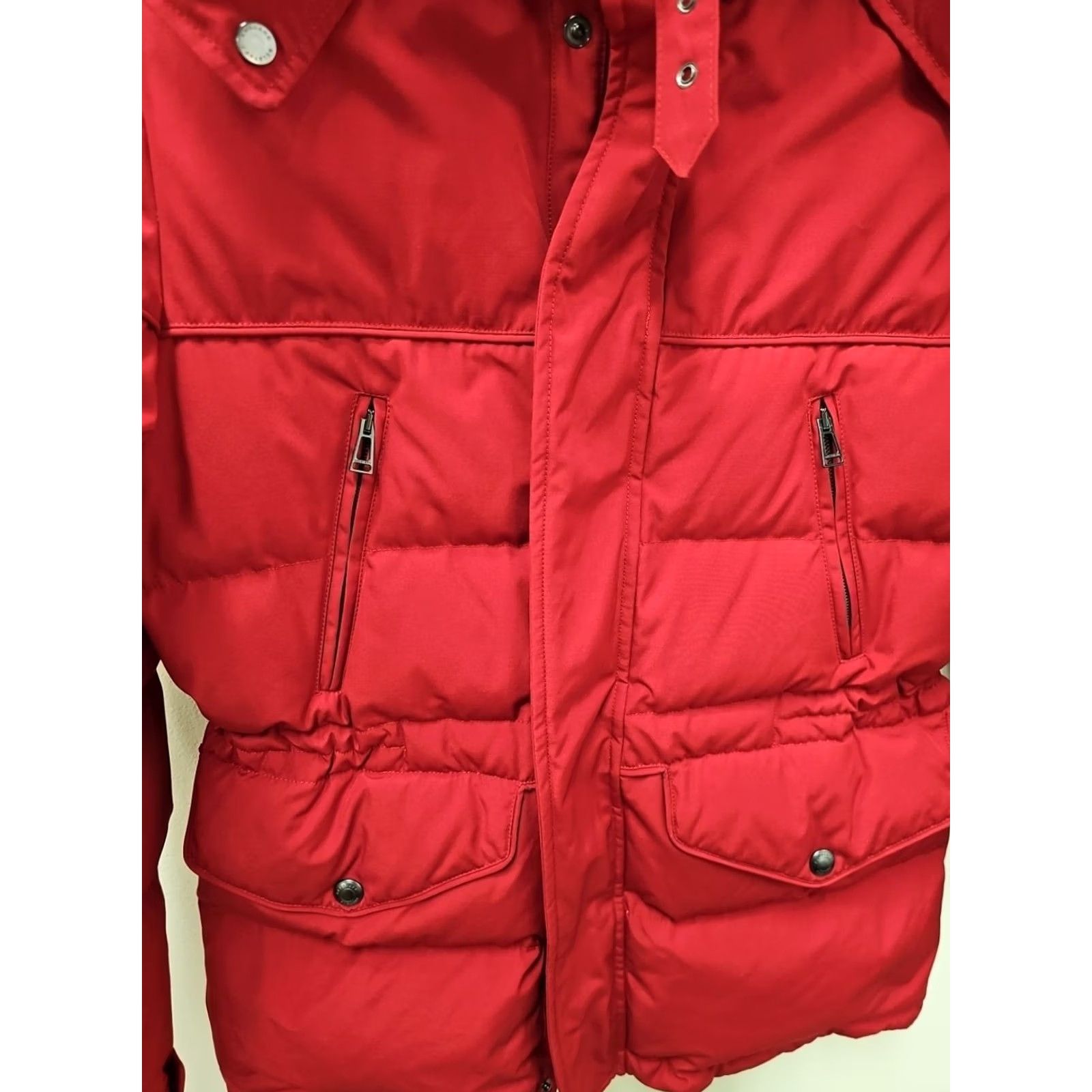 Belstaff Belstaff Parka Jacket Down Filled Traverse Mid-Length Zip Black 38 Men Wool/Cotton Down Jacket Size US XXS / EU 40 - 2 Thumbnail