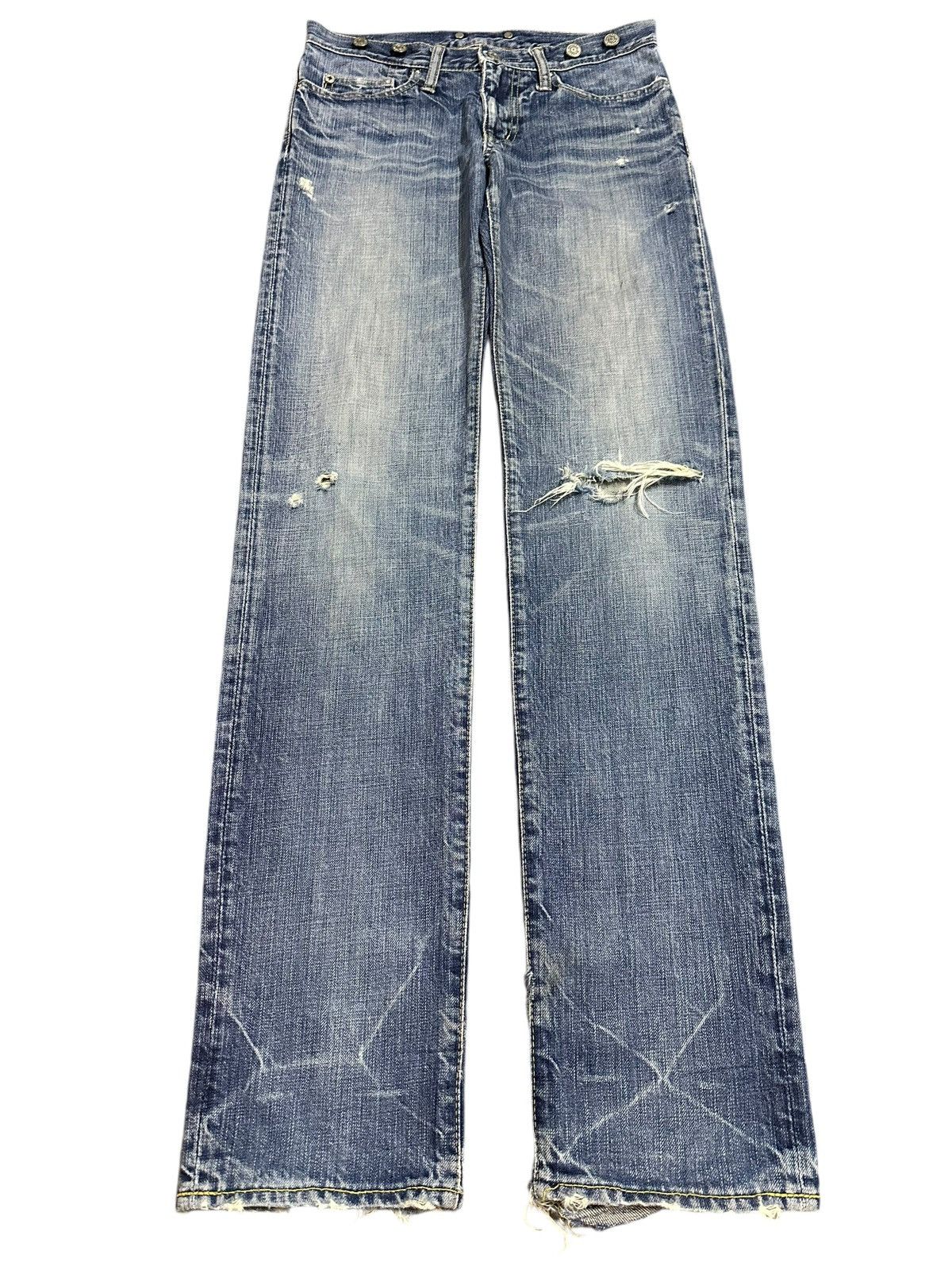 Hysteric Glamour Vintage Japan Hysteric Glamour Faded Wash Distressed Jeans Size US 29 - 1 Thumbnail