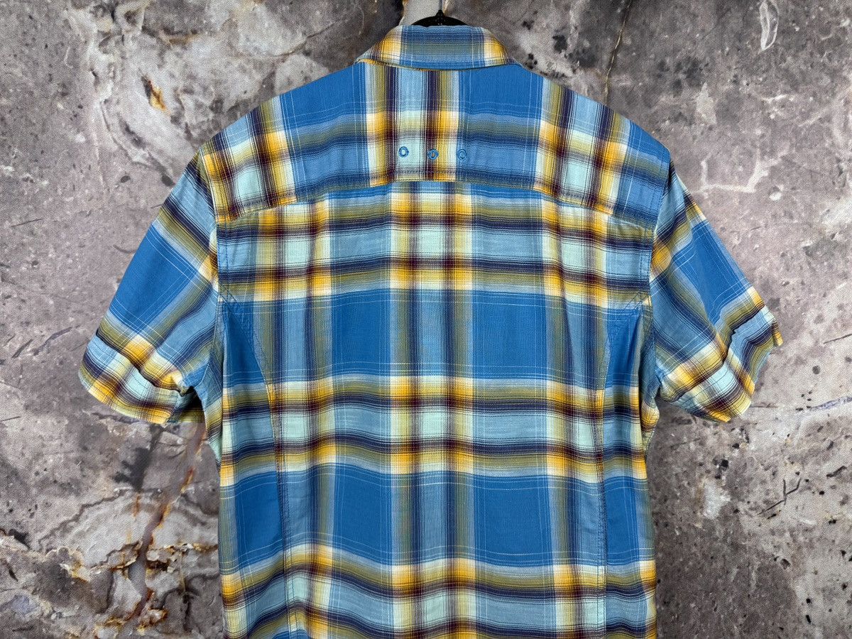 Diesel Diesel Plaid Utility Short Sleeve Button Up Shirt Blue Check Size US S / EU 44-46 / 1 - 11 Thumbnail