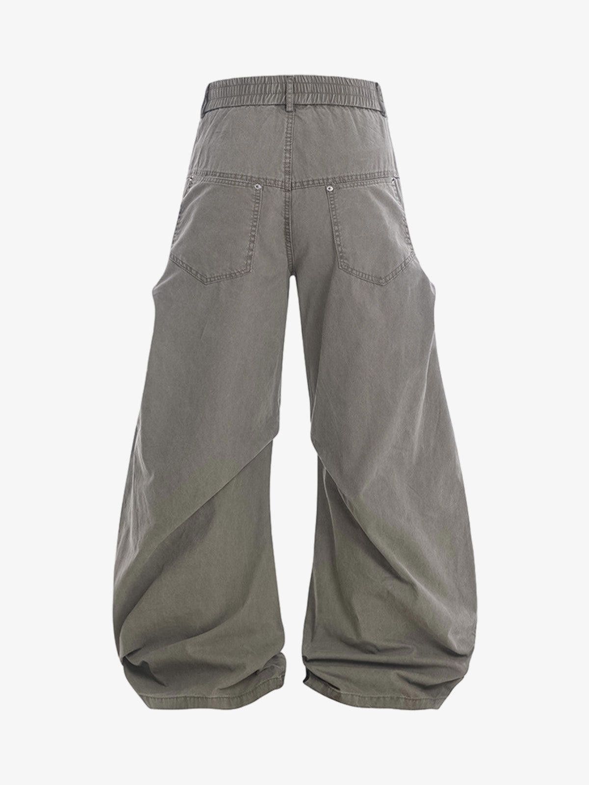 Japanese Brand Vintage Distressed Pleated Barrel Pants Size US 32 / EU 48 - 2 Thumbnail