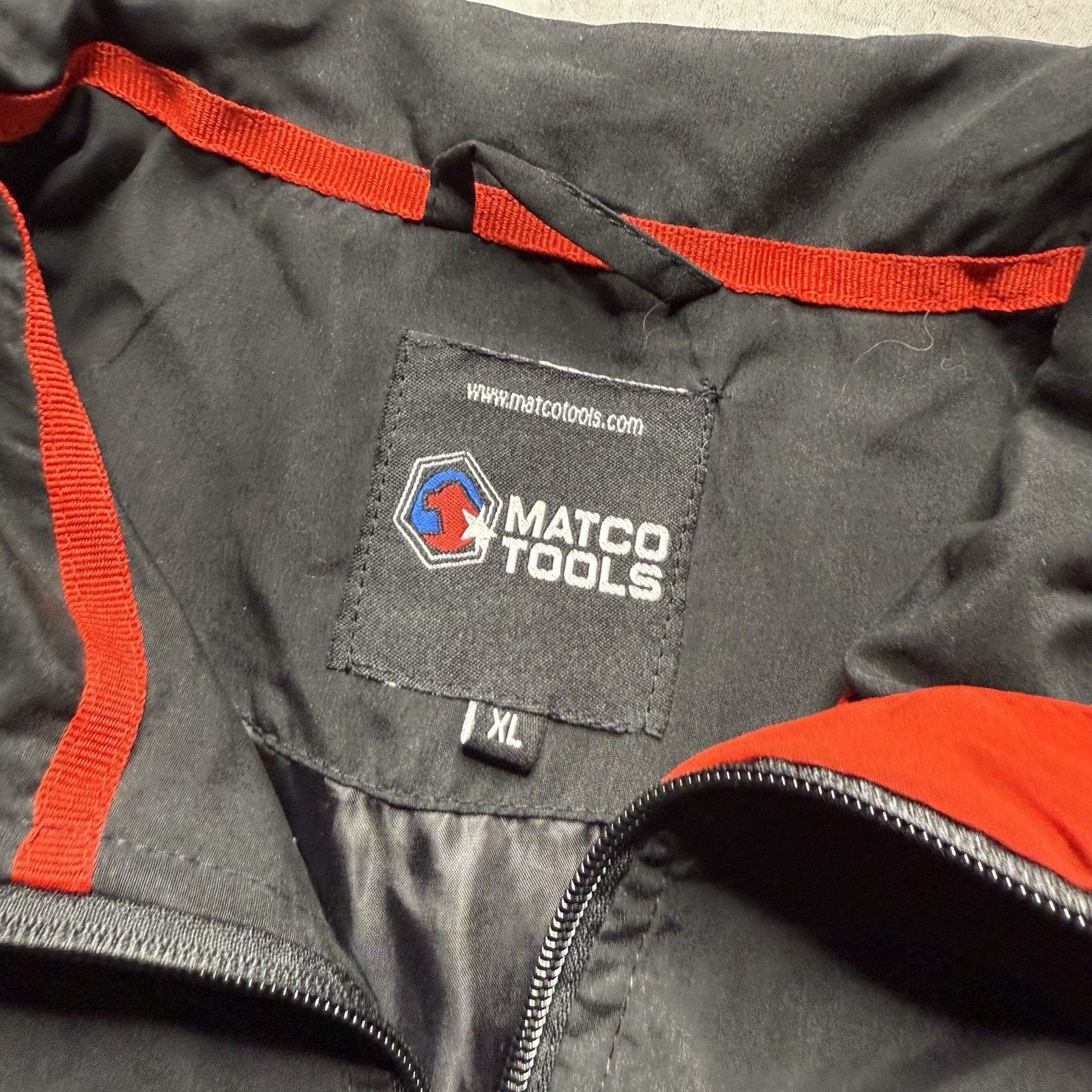 Vintage Vintage Matco Tools Full Zip Black Windbreaker Jacket Size US XL / EU 56 / 4 - 4 Thumbnail